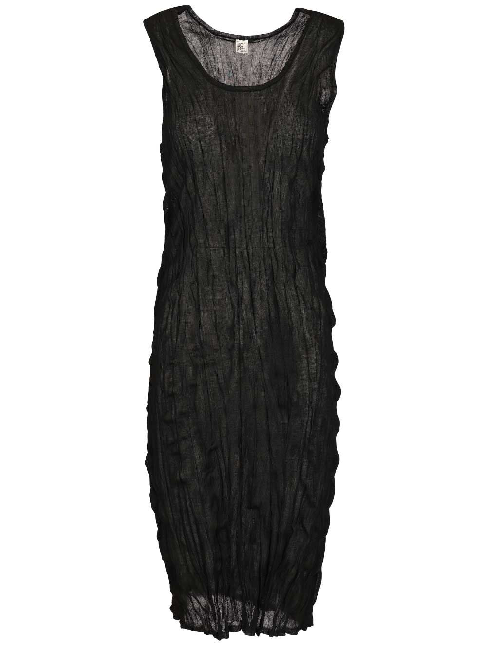 Toteme Women Crinkled Knit Tank Dress TOTEME