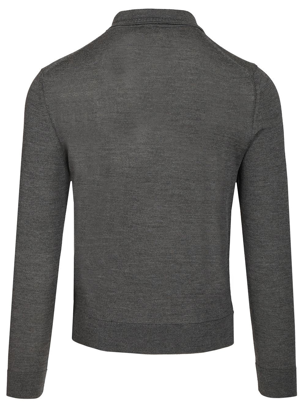 Etro Men Wool And Silk Polo Shirt