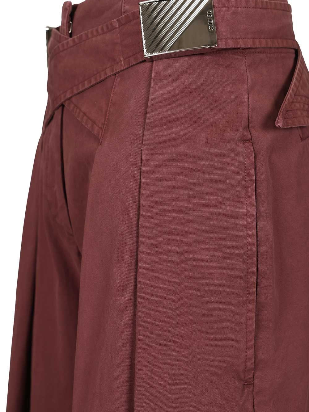 The Attico Women Canvas Trousers THE ATTICO