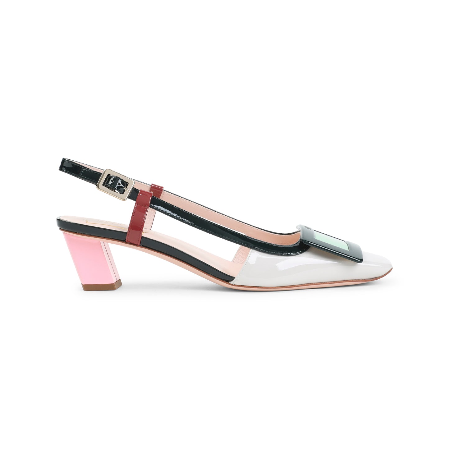 Roger Vivier Bv Lacquered Buckle 45 Pumps Women ROGER VIVIER