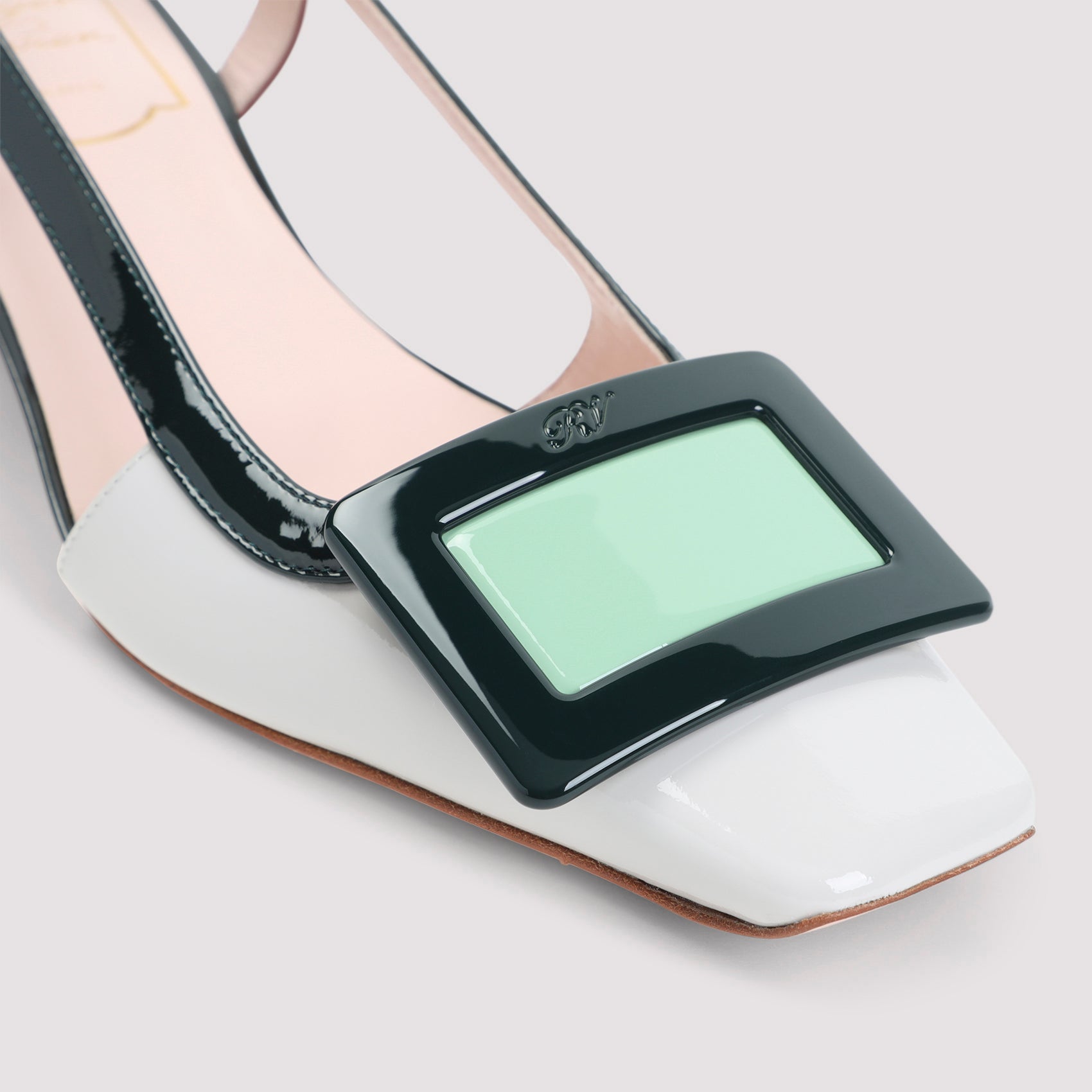 Roger Vivier Bv Lacquered Buckle 45 Pumps Women ROGER VIVIER