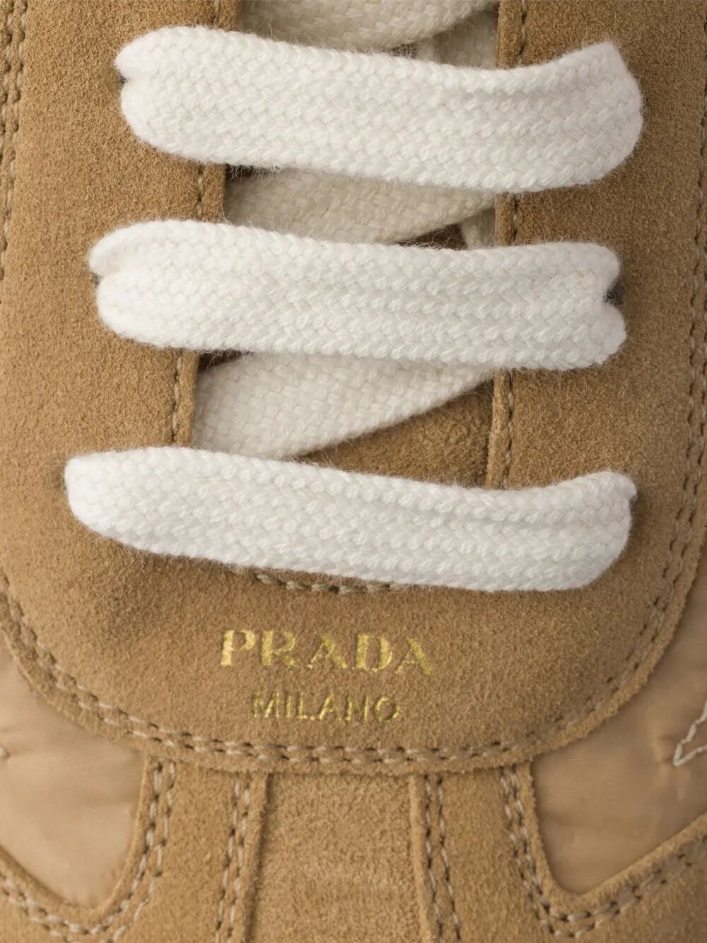 Prada Women Montecarlo Re-Edition 2005 Suede And Re-Nylon Sneakers PRADA