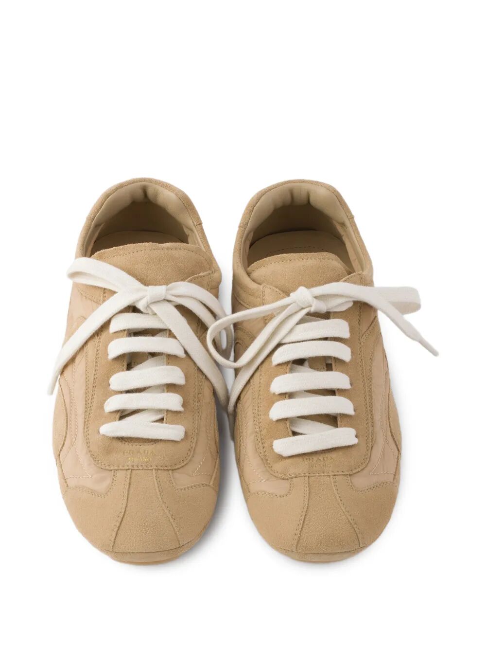 Prada Women Montecarlo Re-Edition 2005 Suede And Re-Nylon Sneakers PRADA