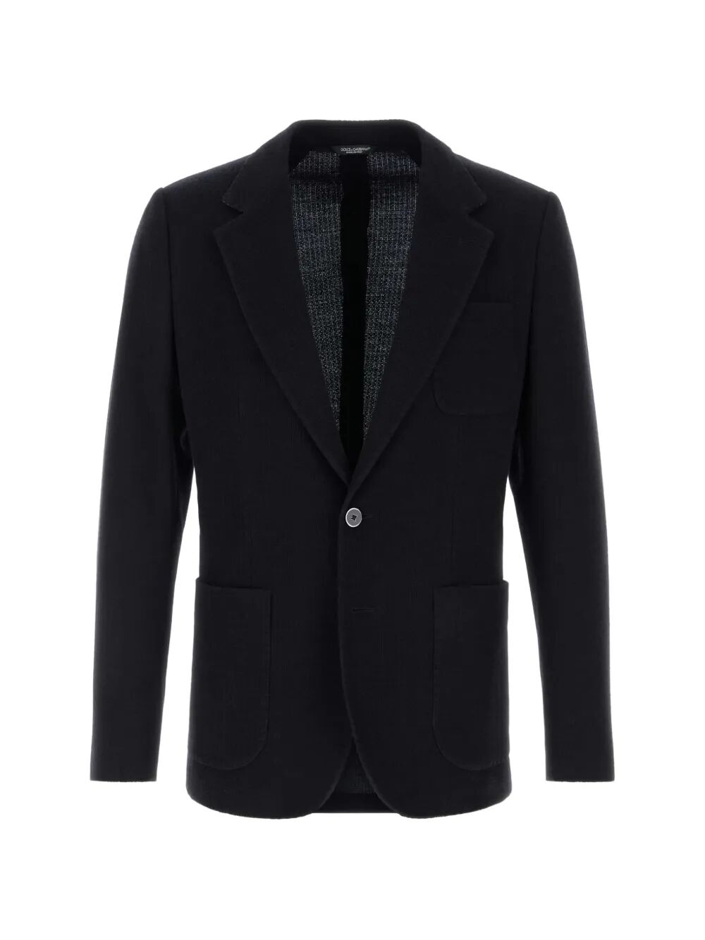 Dolce & Gabbana Men Taormina Single-Breasted Jersey Jacket