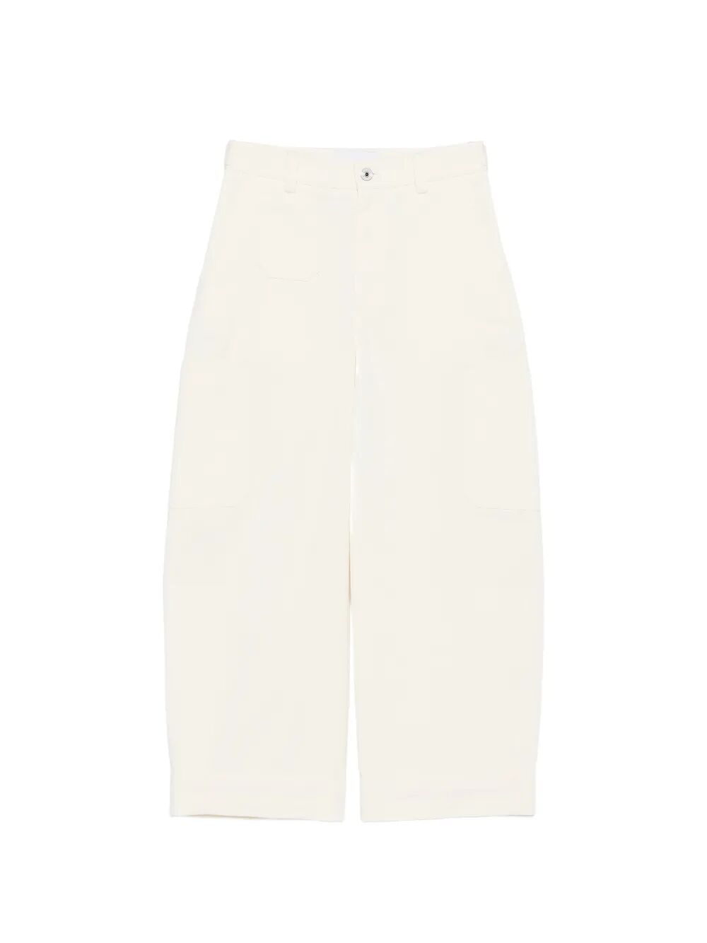 Givenchy Women Cotton And Wool Cocoon Cropped Cargo Pants GIVENCHY