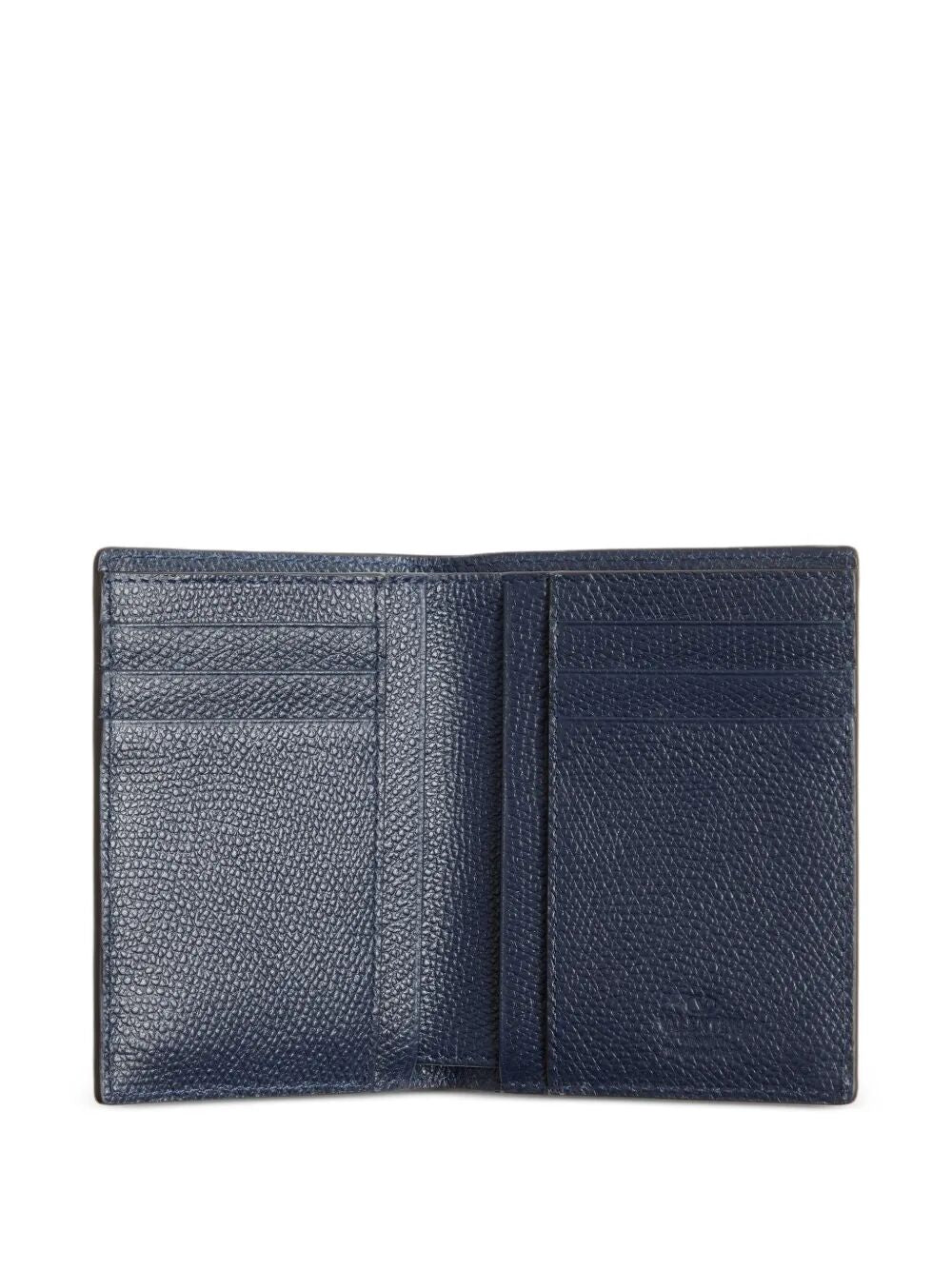Valentino Garavani Men Valentino Garavani Vlogo Signature Cardholder In Grainy Calfskin VALENTINO GARAVANI