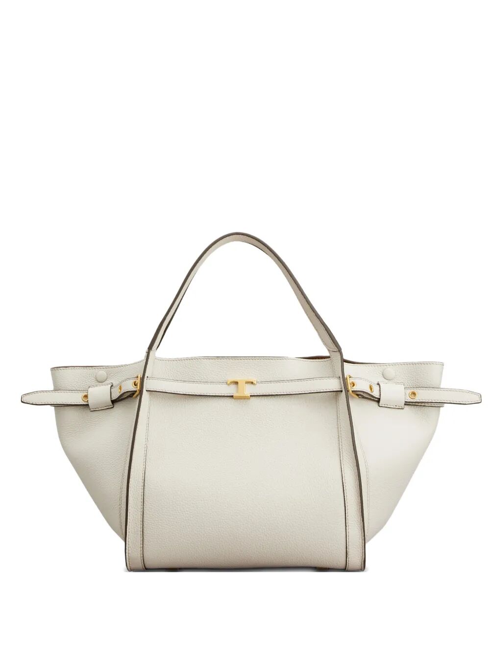 Tod's Women Small Leather Shopping Bag With T Timeless Accessory