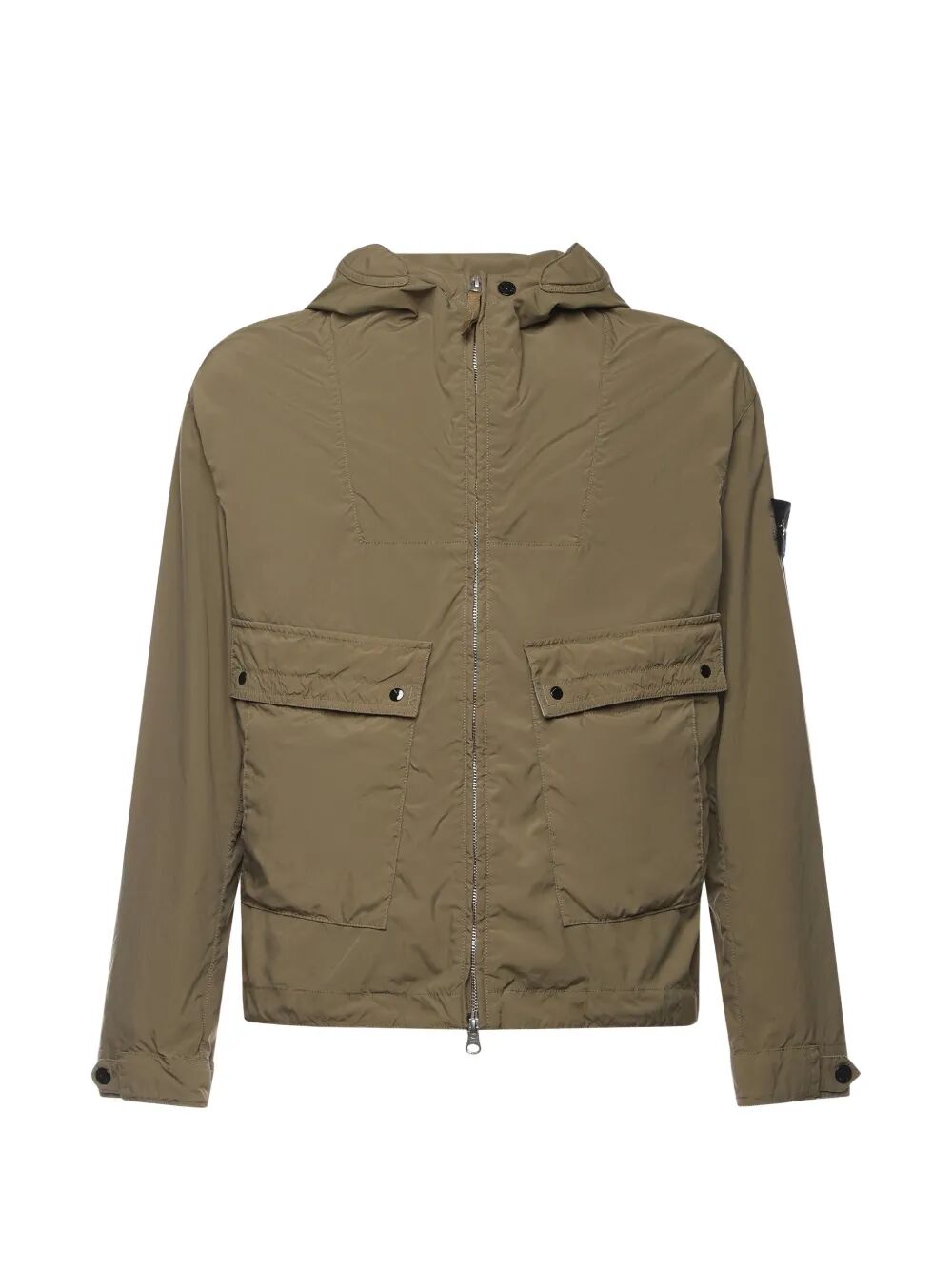 Stone Island Men Lightweight Canvas Hooded Jacket STONE ISLAND