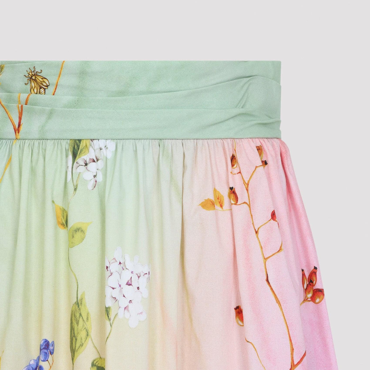 Roberto Cavalli Miami Flowers Midi Skirt Women ROBERTO CAVALLI
