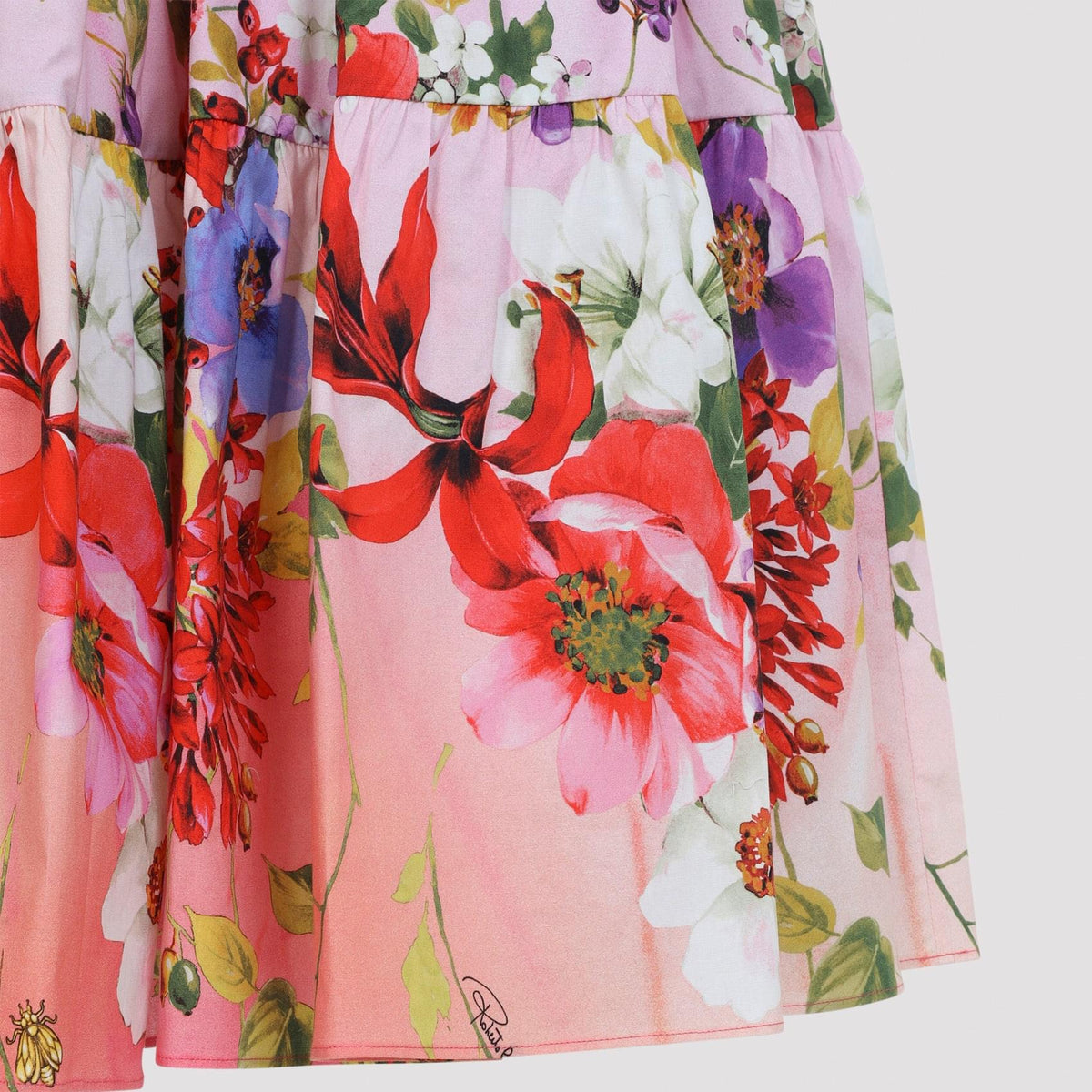 Roberto Cavalli Miami Flowers Midi Skirt Women ROBERTO CAVALLI