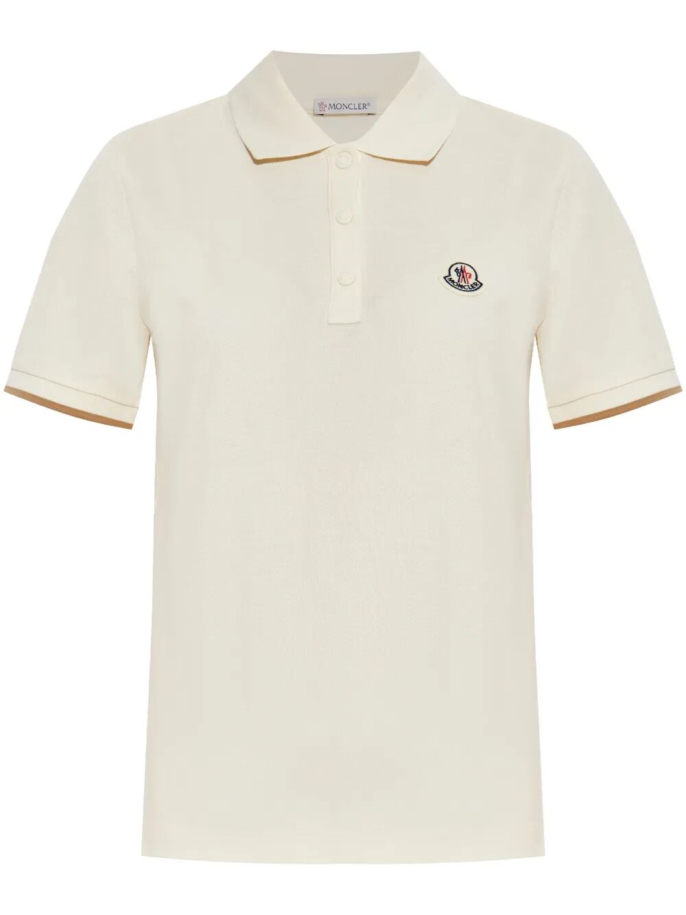 Moncler Women Logo Cotton Piqué Polo Shirt MONCLER