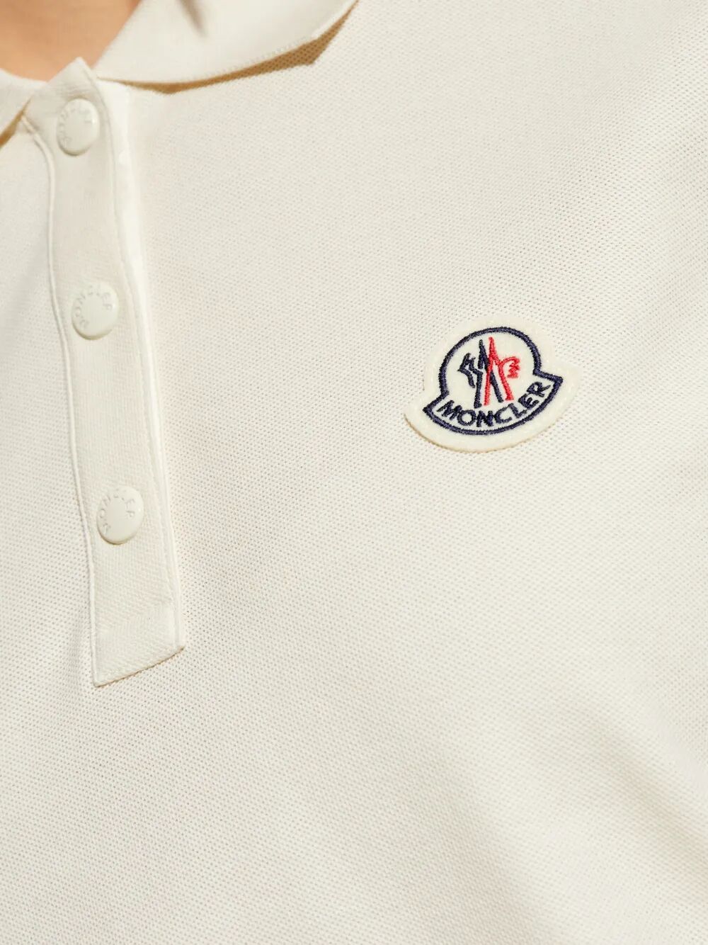 Moncler Women Logo Cotton Piqué Polo Shirt MONCLER