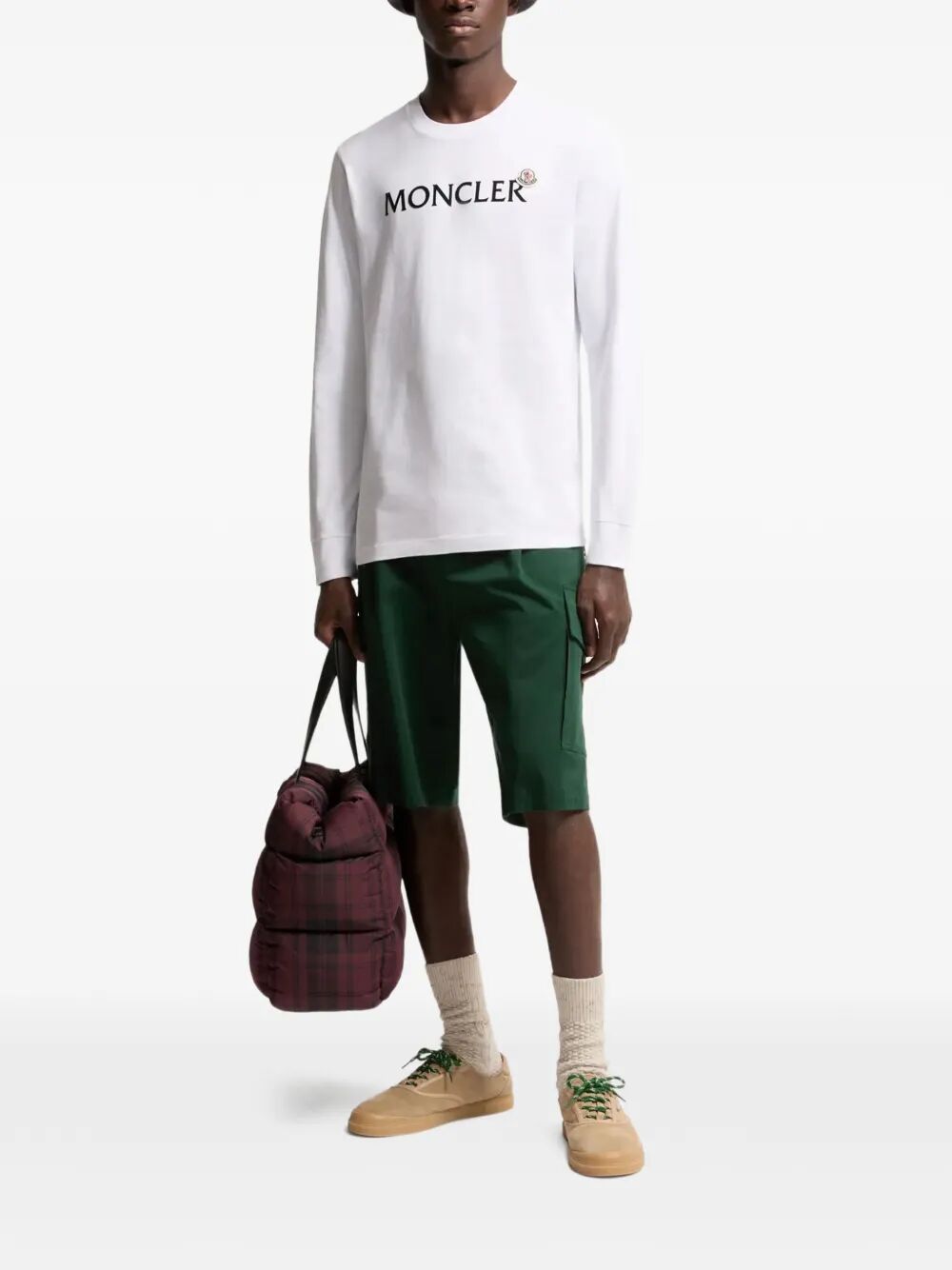 Moncler Men Logo Cotton Sweatshirt MONCLER