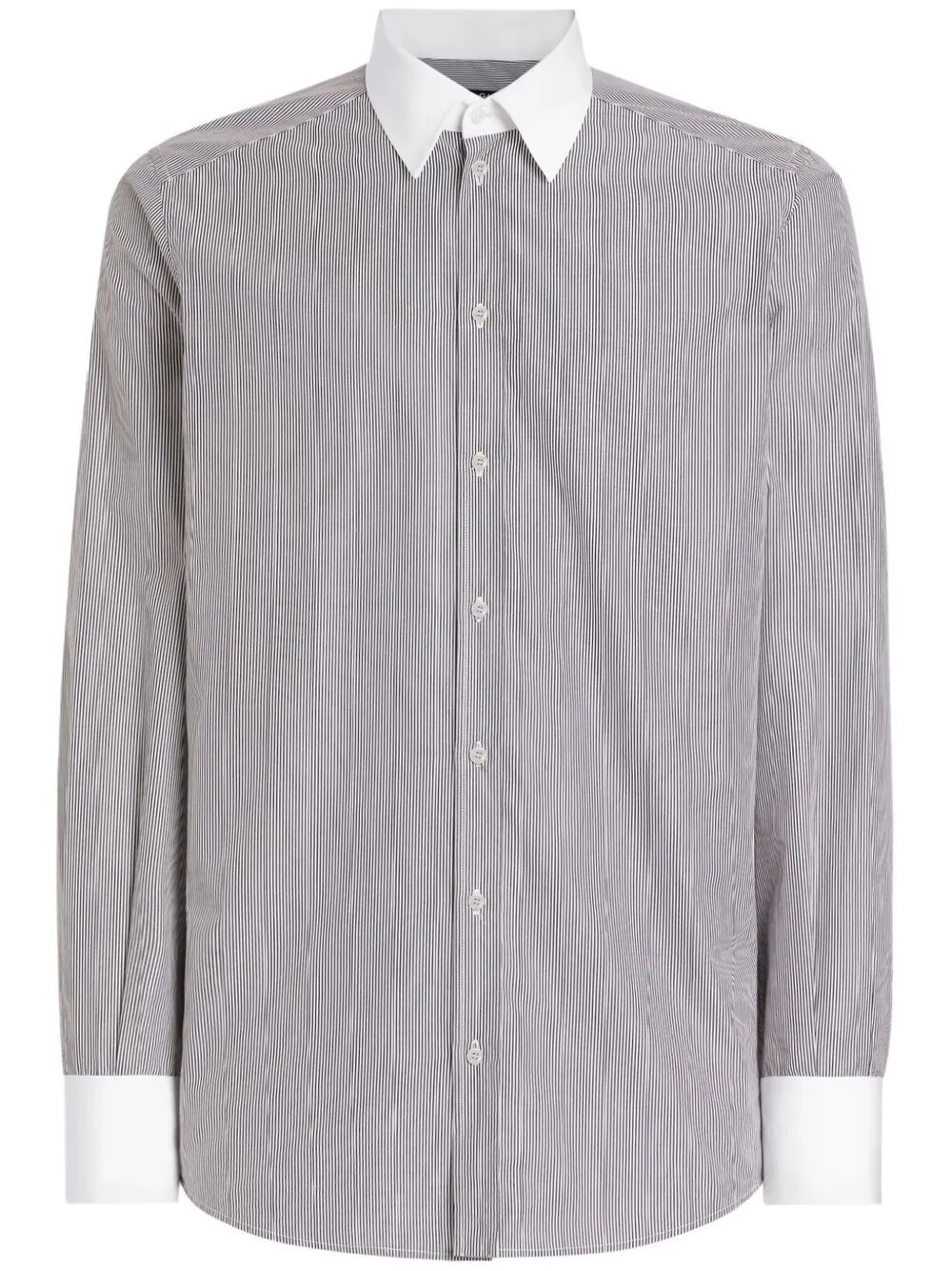 Dolce & Gabbana Men Striped Cotton Shirt DOLCE & GABBANA