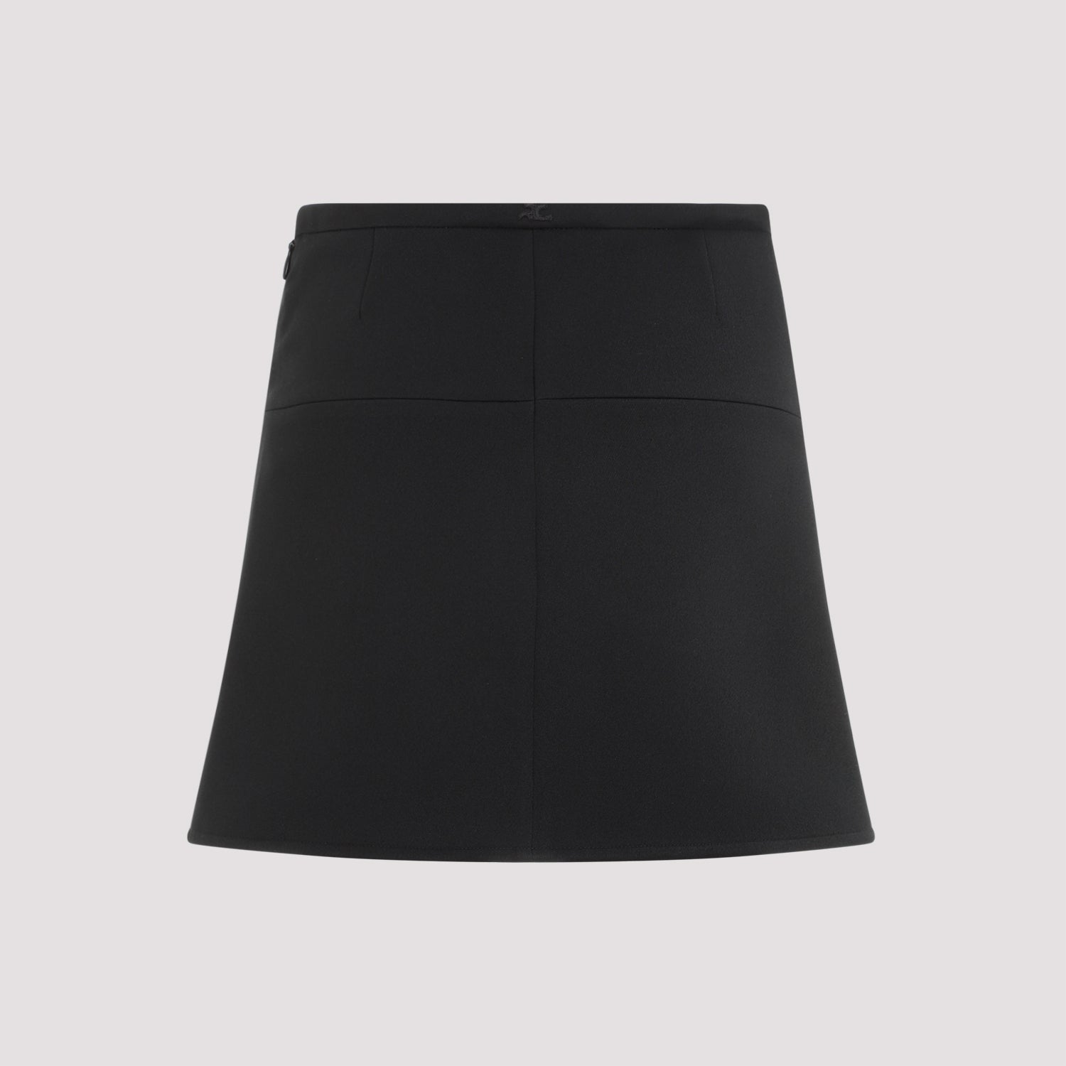 Courreges Ellipse Twill Mini Skirt Women COURREGES