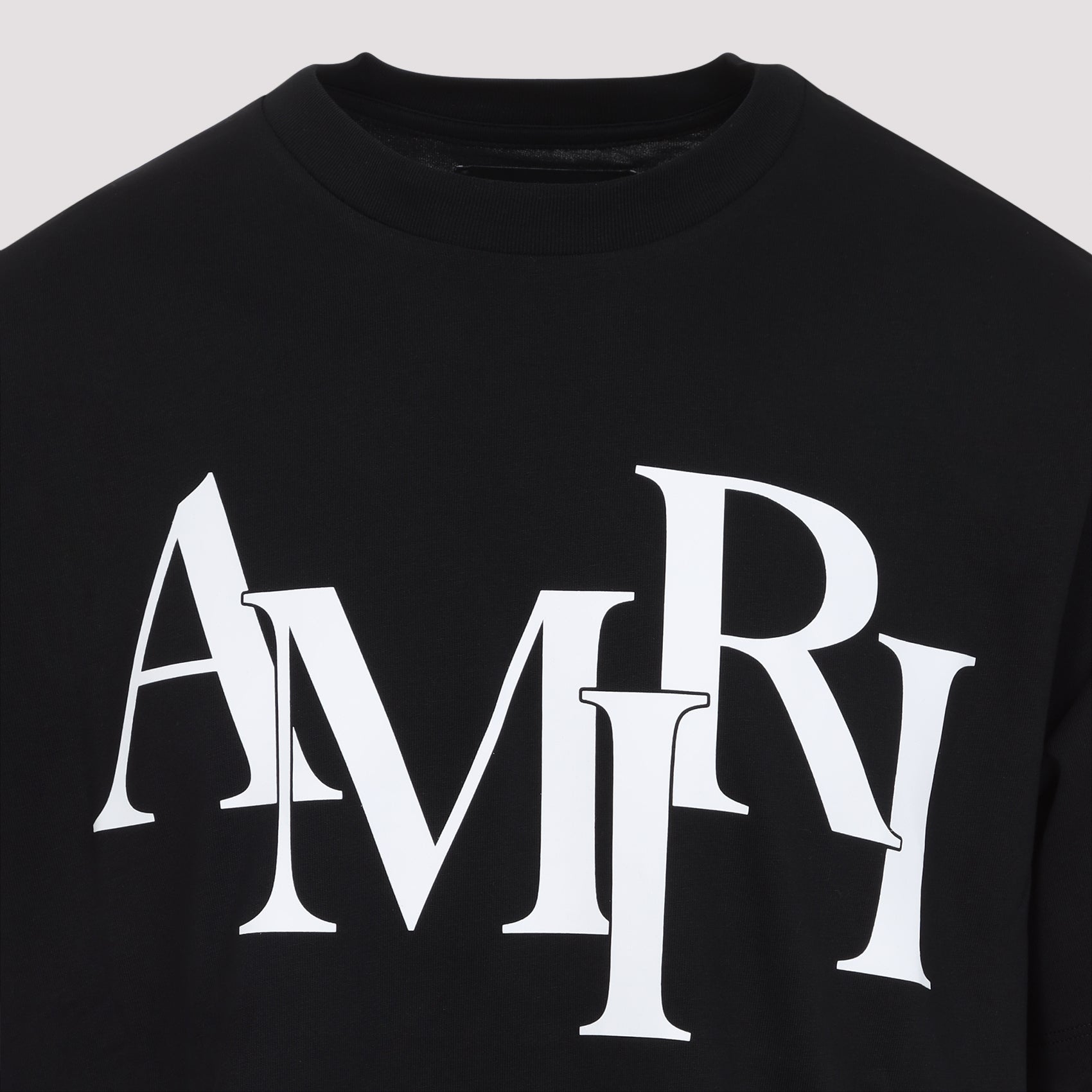 Amiri Cotton Staggered Logo T-Shirt Men AMIRI