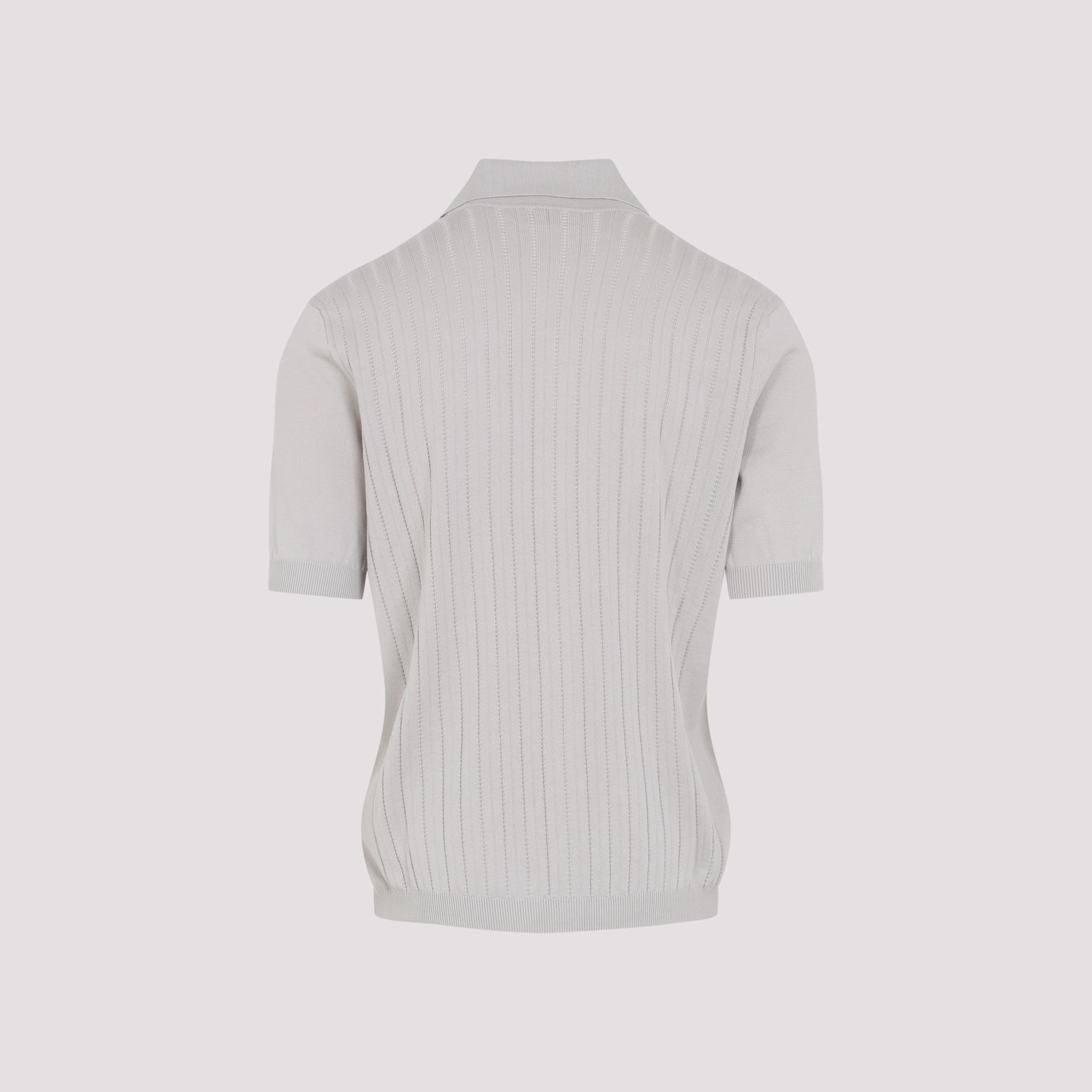 Brunello Cucinelli Cotton Knitted Polo Men BRUNELLO CUCINELLI