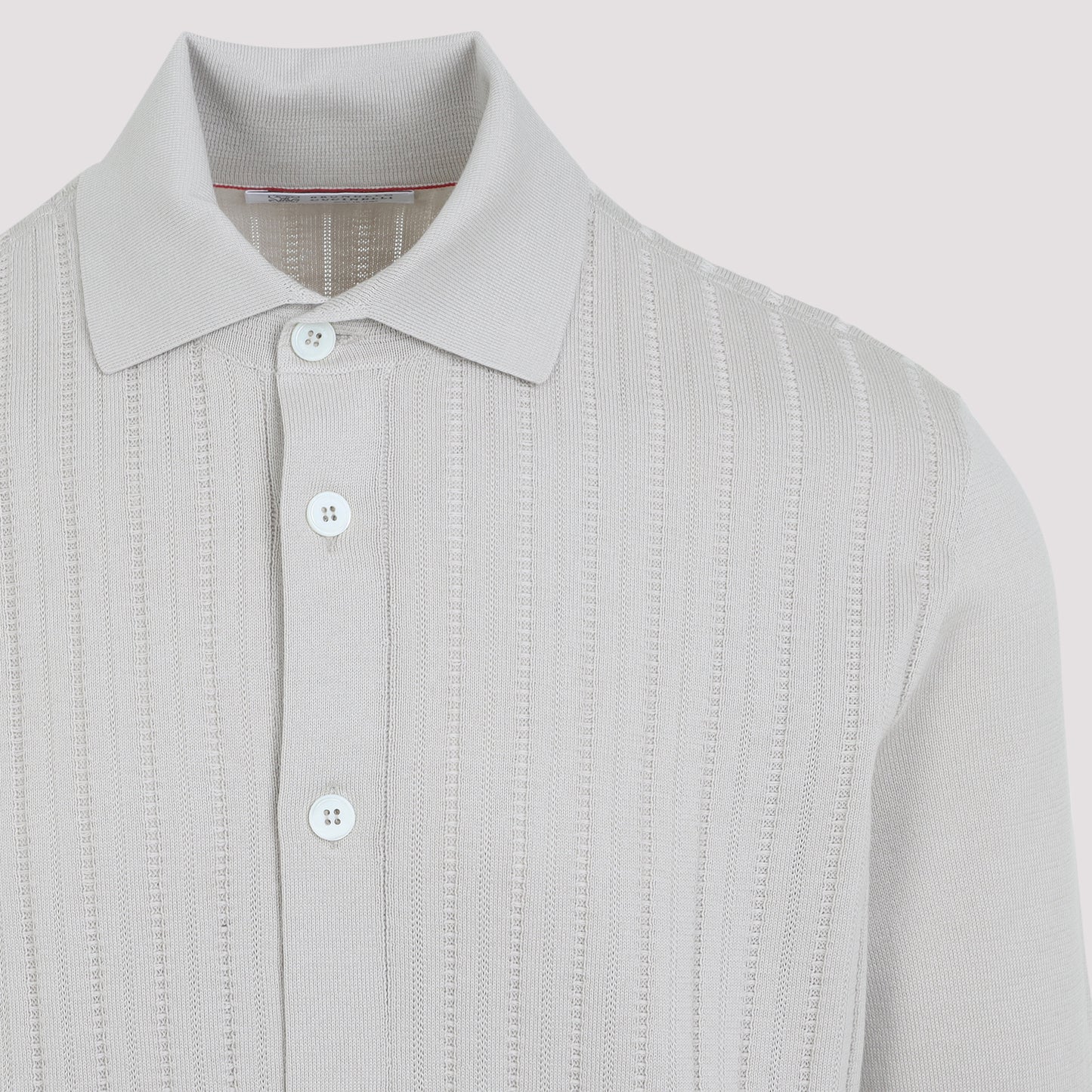 Brunello Cucinelli Cotton Knitted Polo Men BRUNELLO CUCINELLI