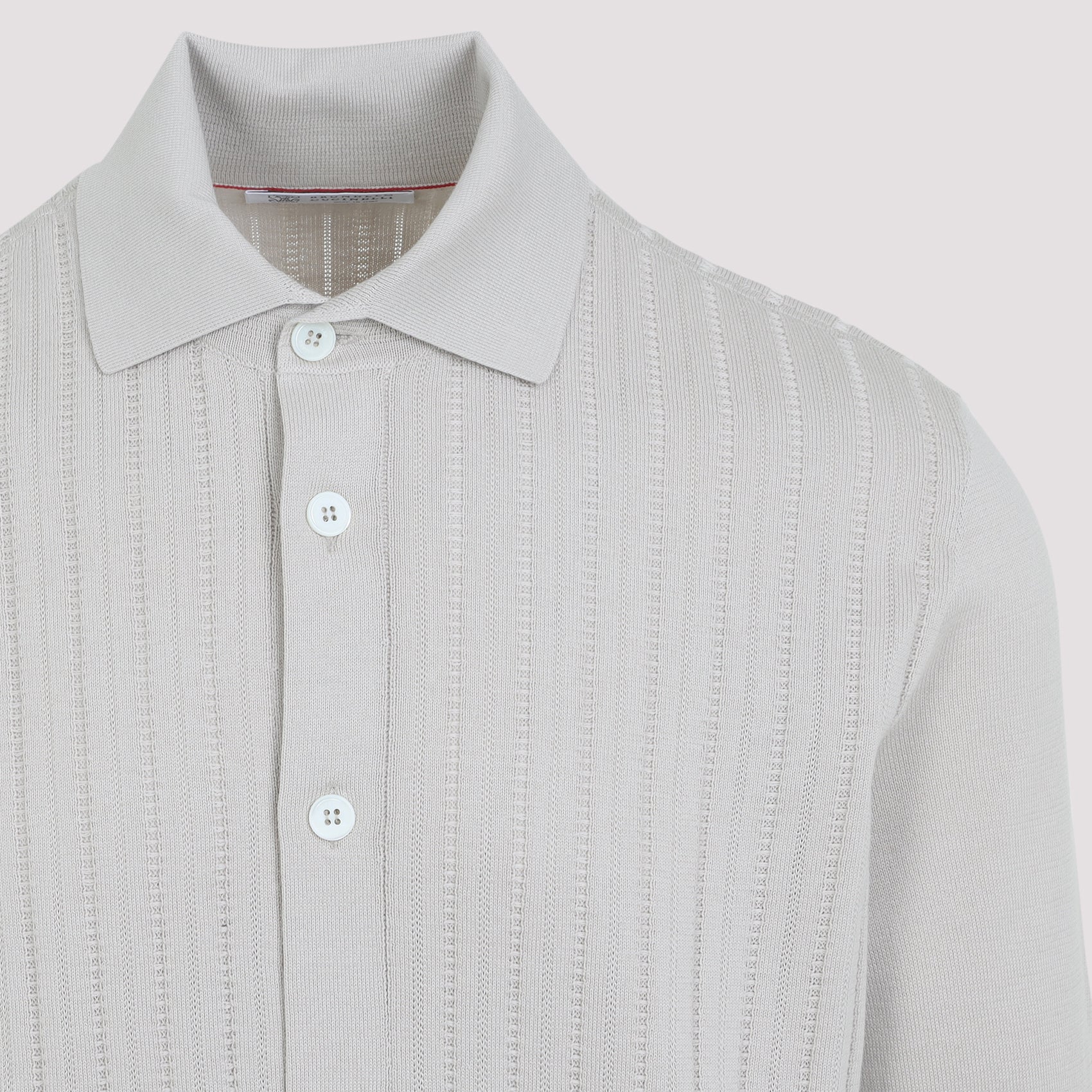 Brunello Cucinelli Cotton Knitted Polo Men BRUNELLO CUCINELLI