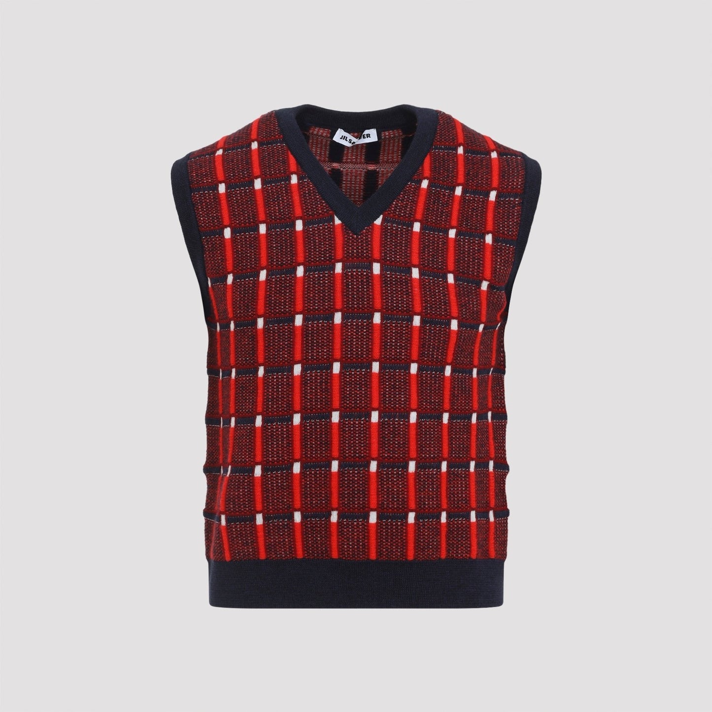 Jil Sander Sleeveless Knitted Vest Men JIL SANDER