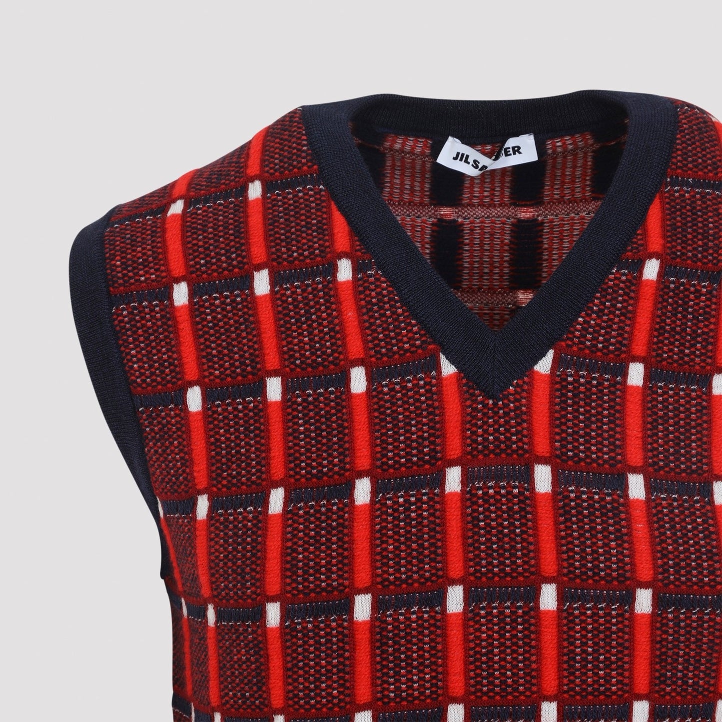 Jil Sander Sleeveless Knitted Vest Men JIL SANDER