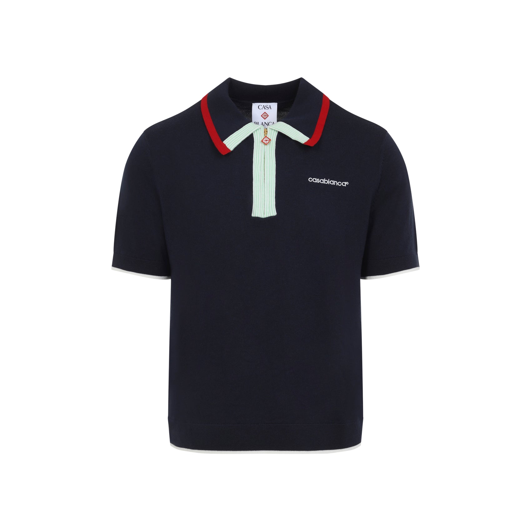 Casablanca Knitted Track Polo Men CASABLANCA