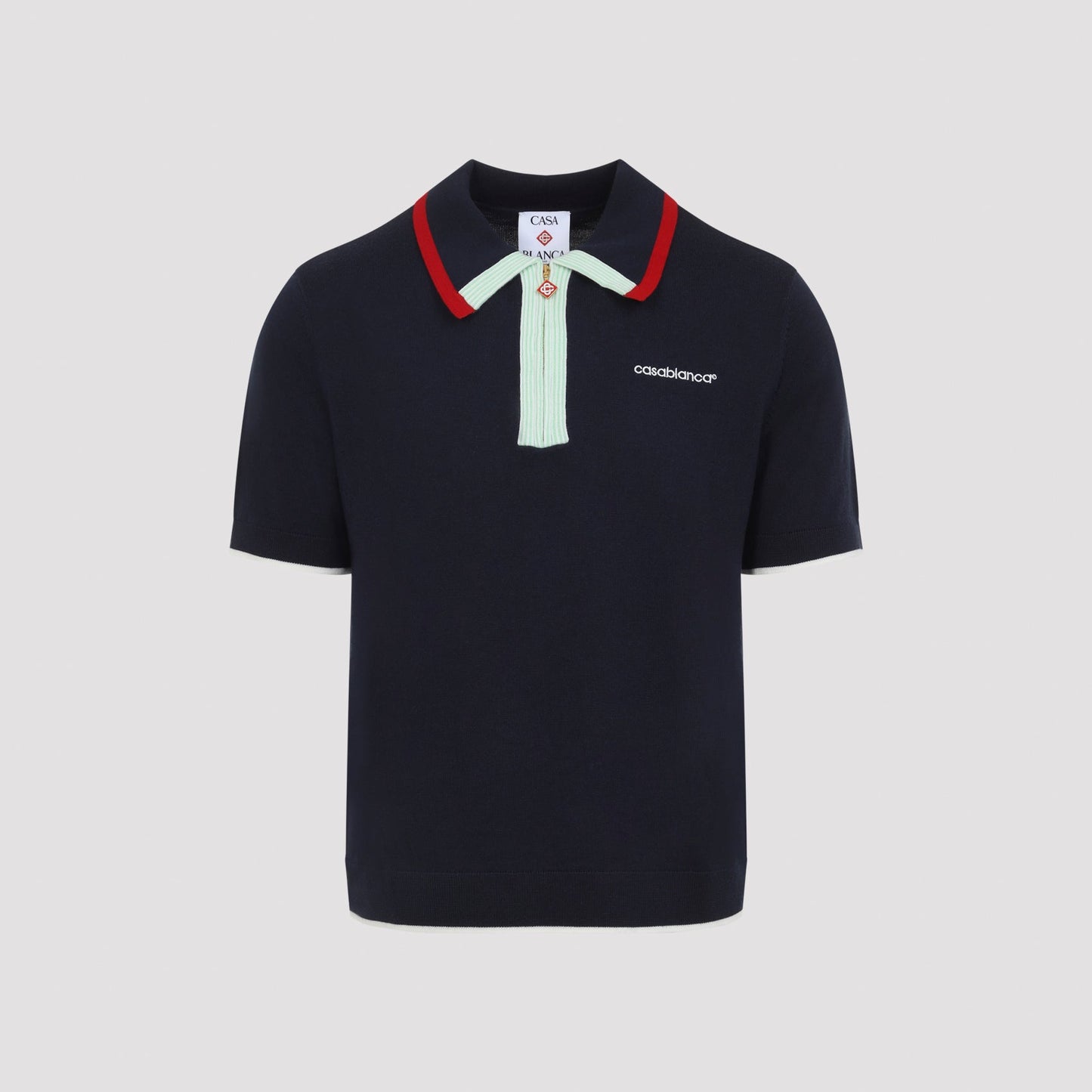 Casablanca Knitted Track Polo Men CASABLANCA
