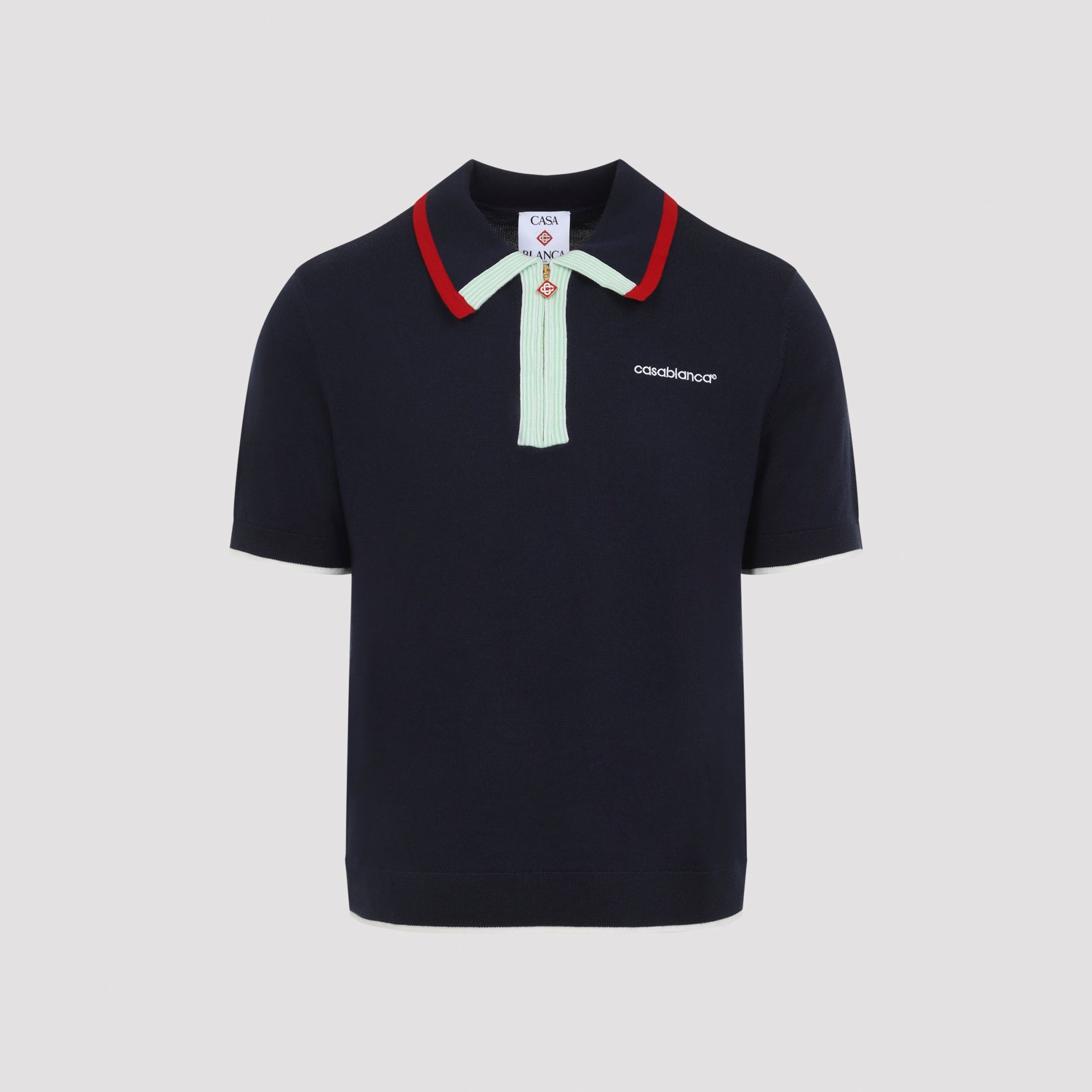 Casablanca Knitted Track Polo Men CASABLANCA
