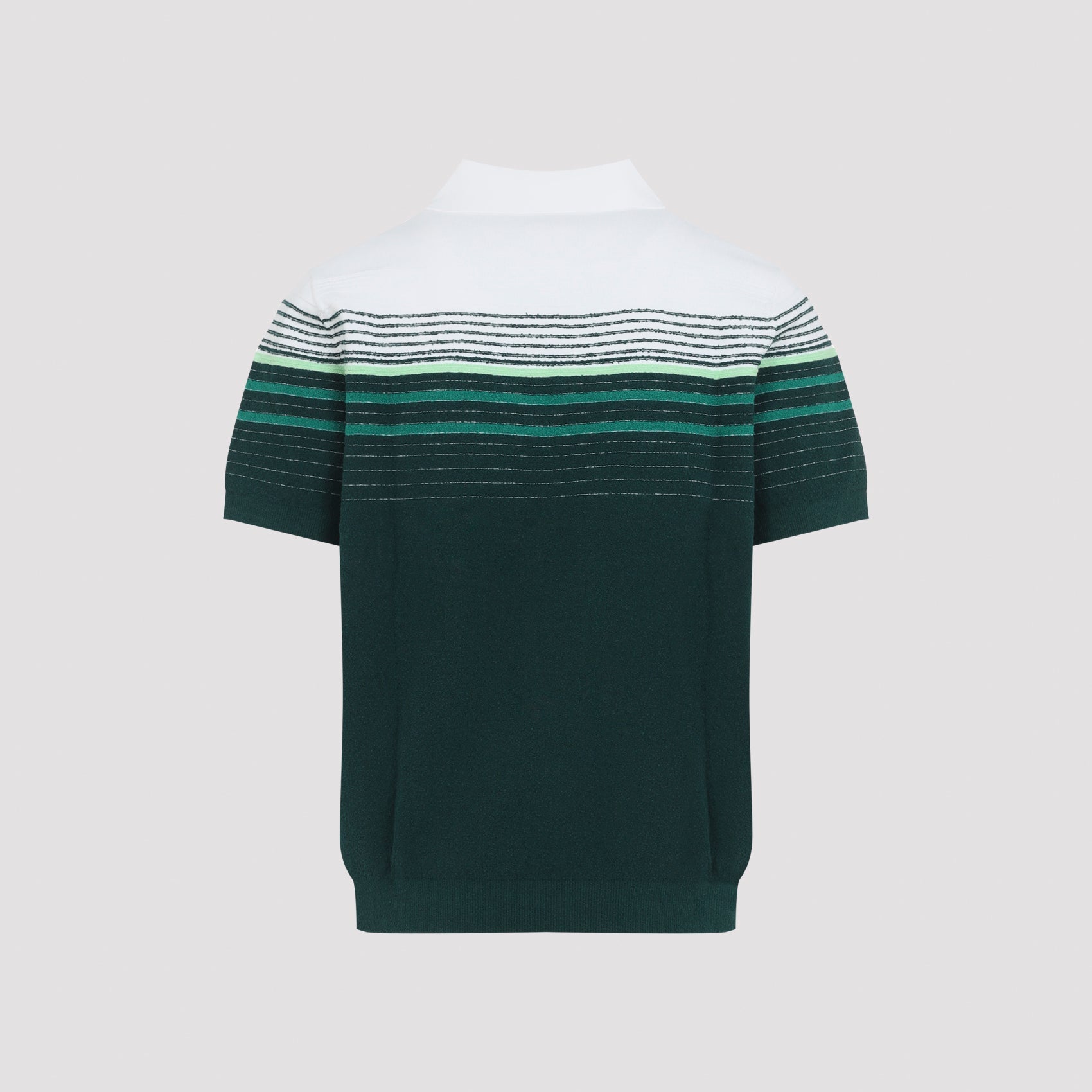 Casablanca Boucle Stripe Knitted Polo Men CASABLANCA