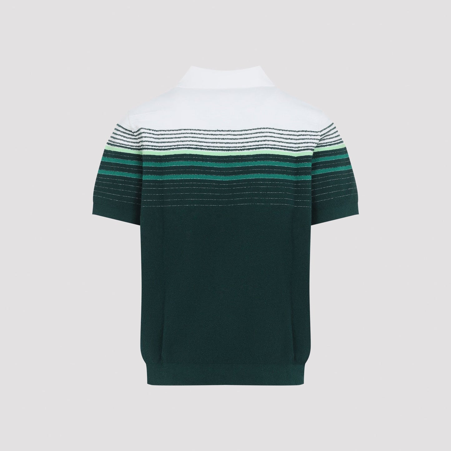 Casablanca Boucle Stripe Knitted Polo Men CASABLANCA