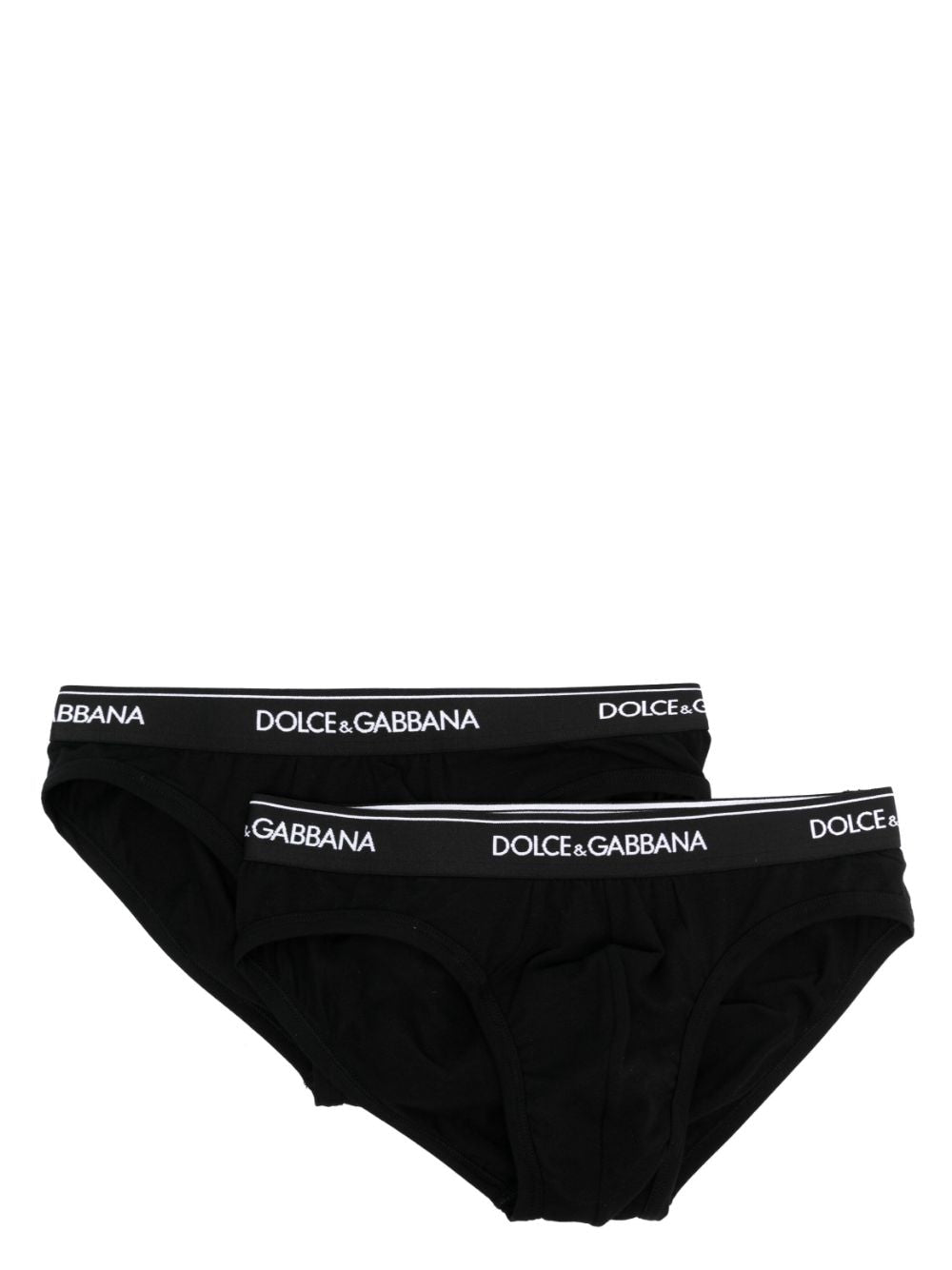 Dolce & Gabbana Men Two-Pack Of Stretch Cotton Mid-Rise Briefs DOLCE & GABBANA