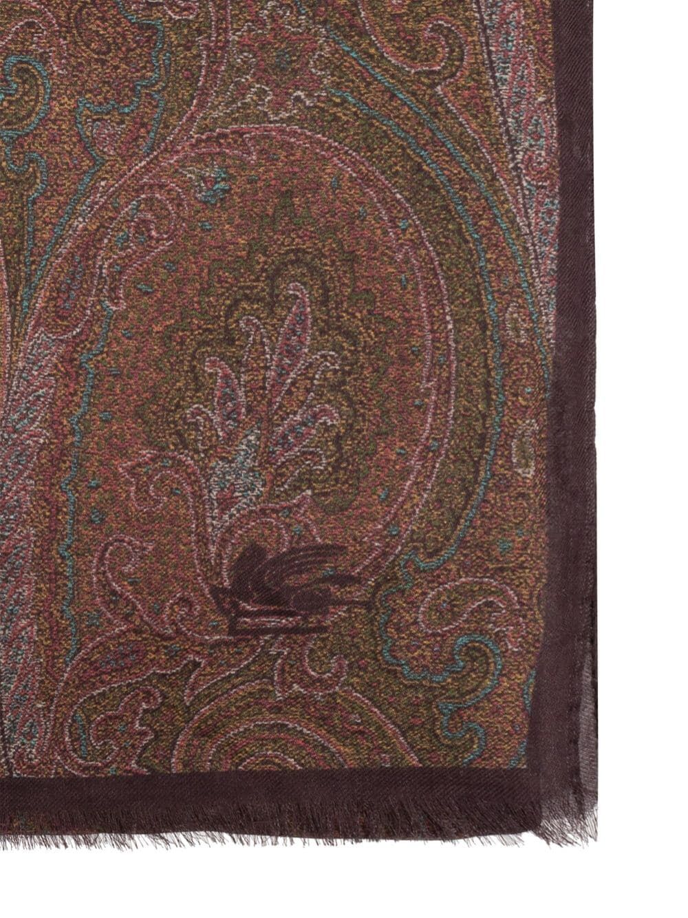Etro Men Sciarpa Sfrangiata Stampa Paisely ETRO