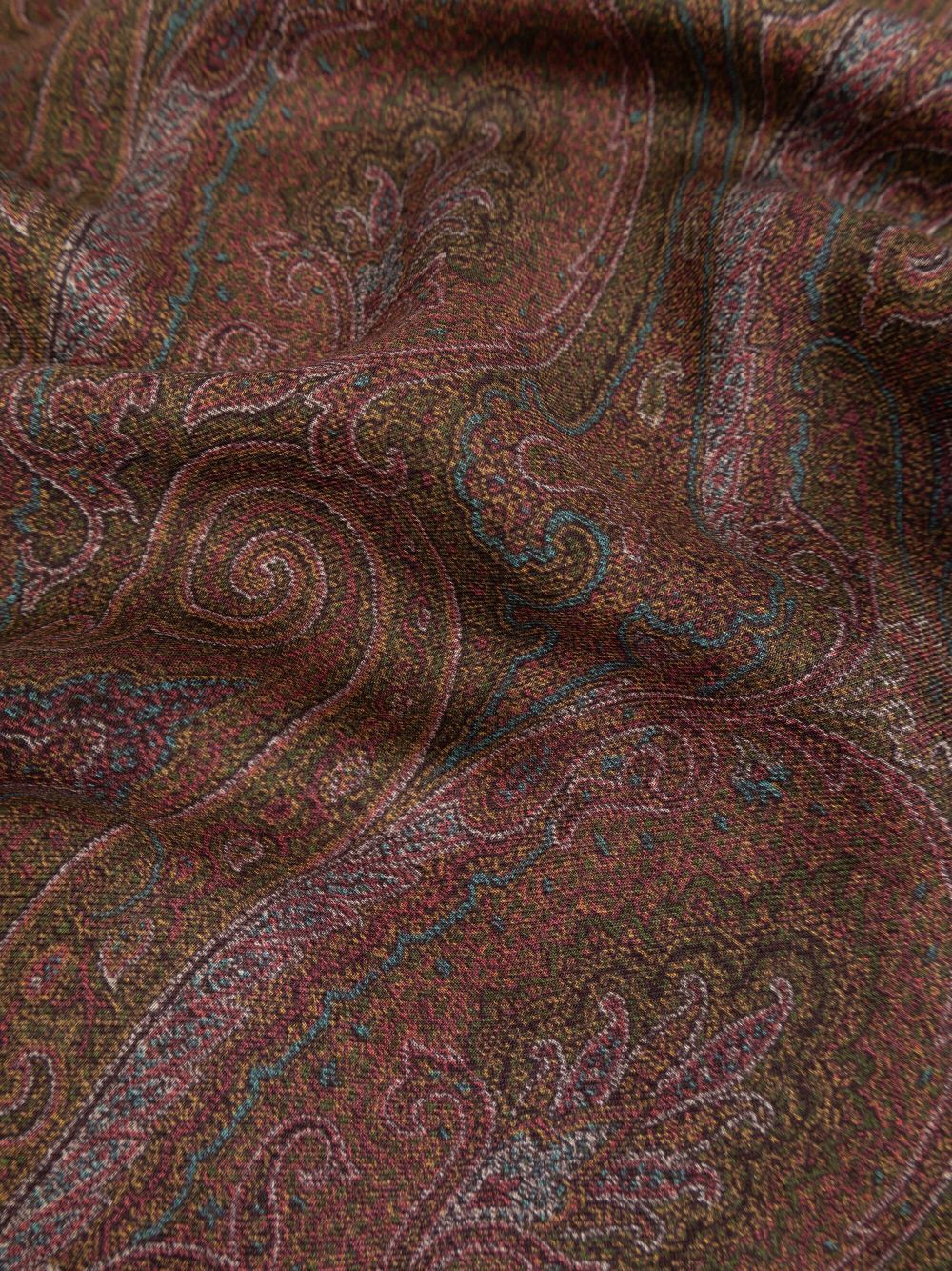 Etro Men Sciarpa Sfrangiata Stampa Paisely ETRO