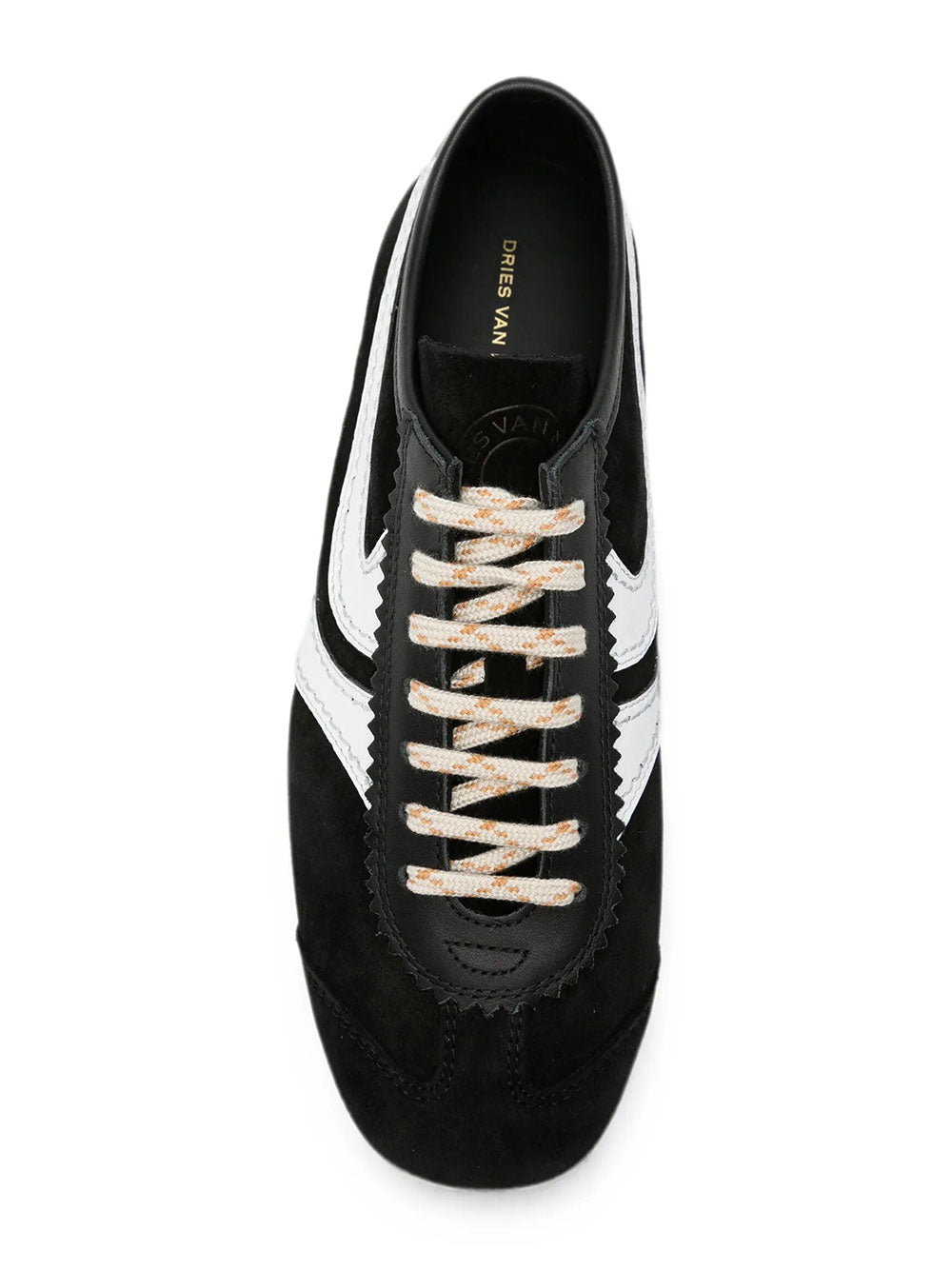 Dries Van Noten Women Suede Sneakers With Leather Inserts DRIES VAN NOTEN