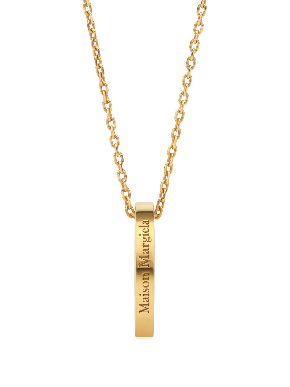 Maison Margiela Women Logo Ring Pendant Necklace MAISON MARGIELA