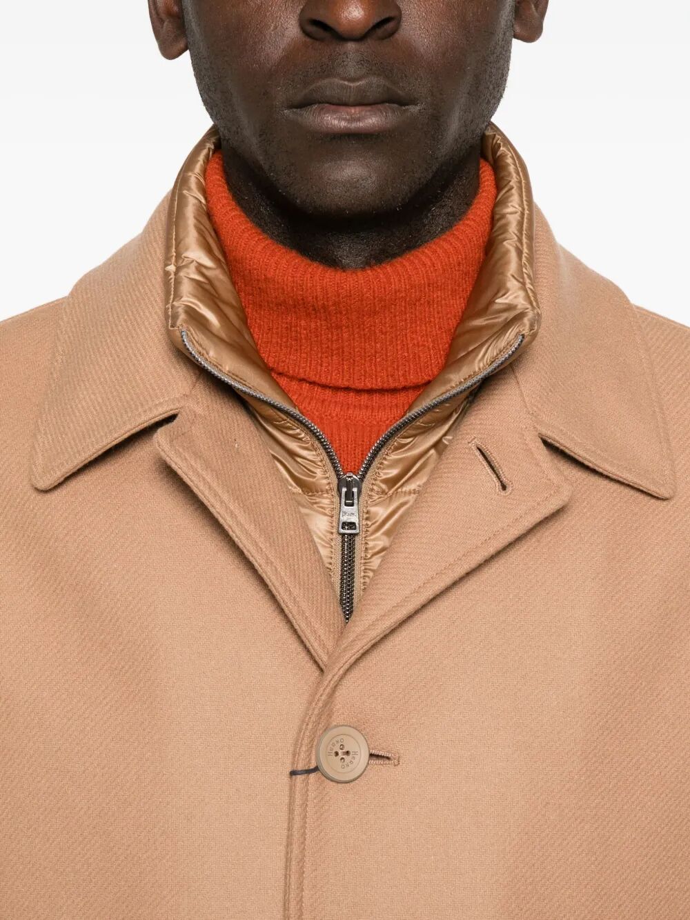 Herno Men Single-Breasted Padded Coat HERNO