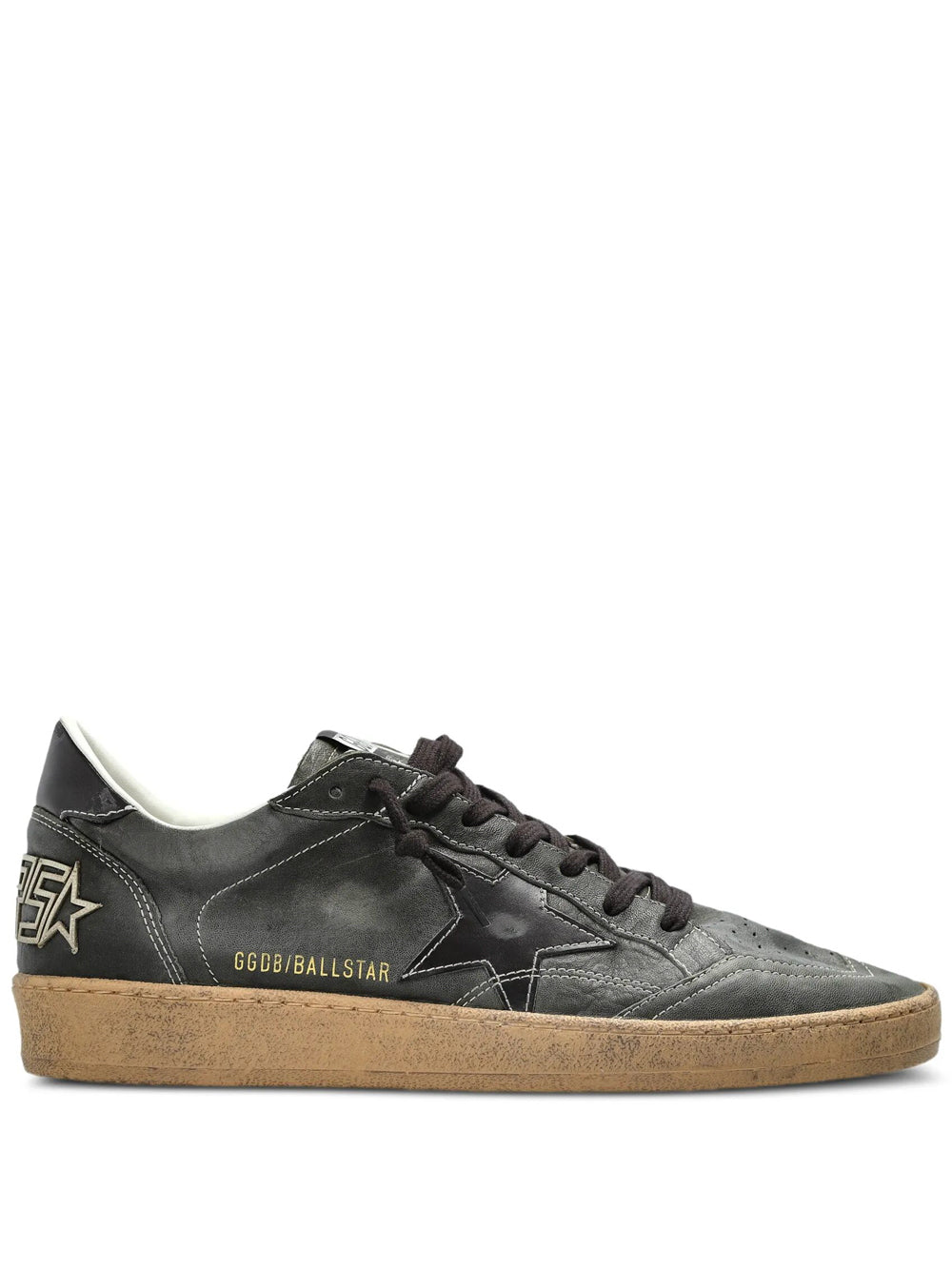 Golden Goose Men Sneakers Ball Star In Pelle Effetto Vissuto GOLDEN GOOSE