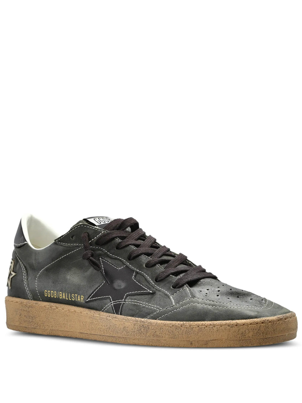 Golden Goose Men Sneakers Ball Star In Pelle Effetto Vissuto GOLDEN GOOSE