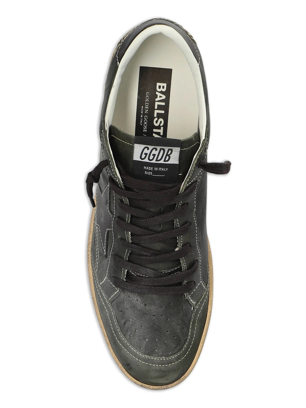 Golden Goose Men Sneakers Ball Star In Pelle Effetto Vissuto GOLDEN GOOSE