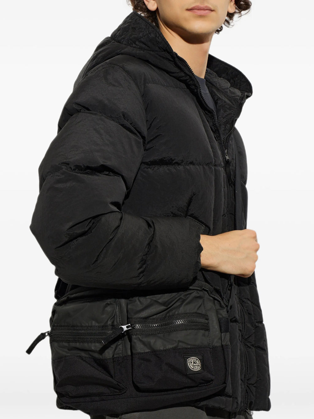 Stone Island Men Borsa A Tracolla Rimovibile Con Tasche Multiple STONE ISLAND