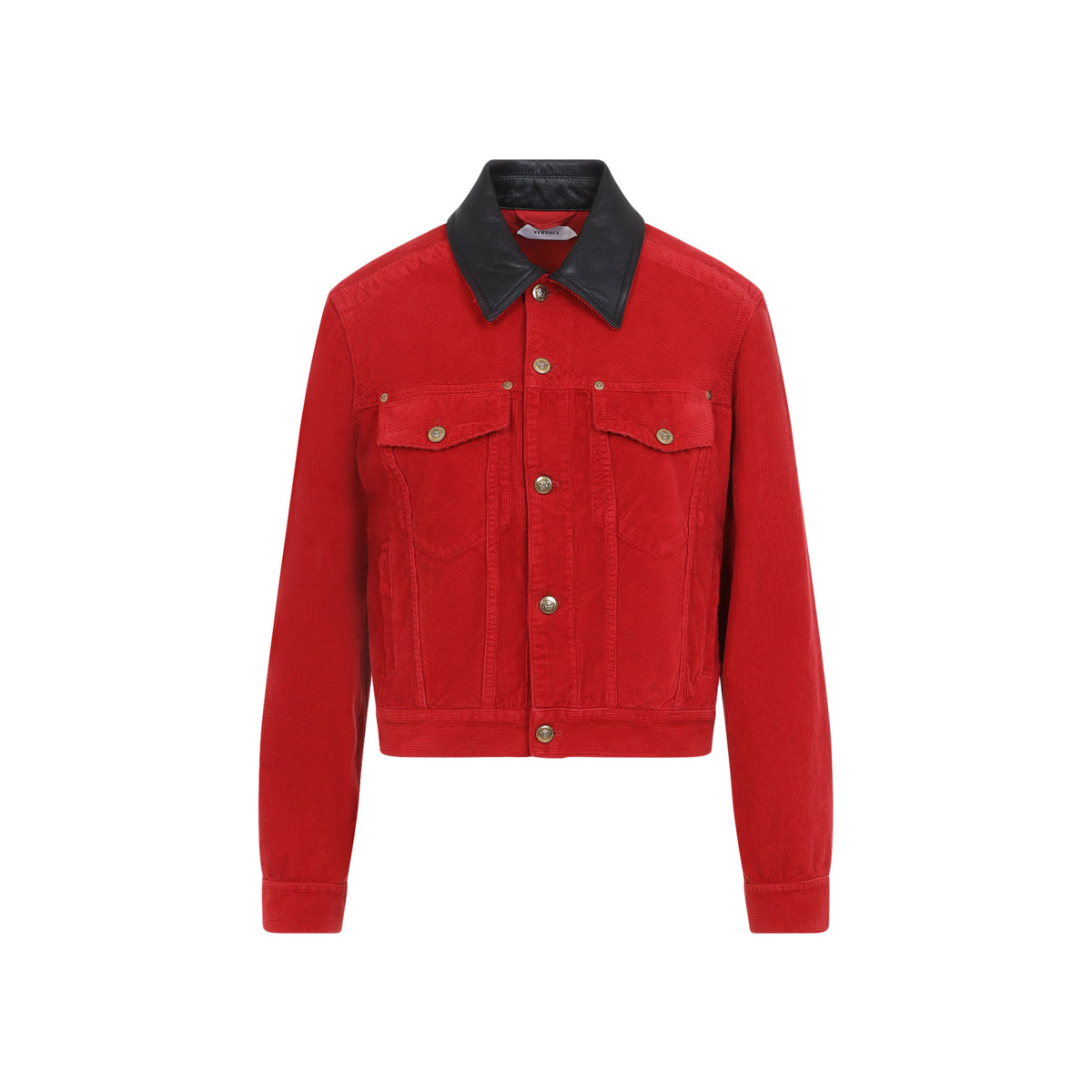 Versace Denim Garment-Dyed Jacket Women VERSACE