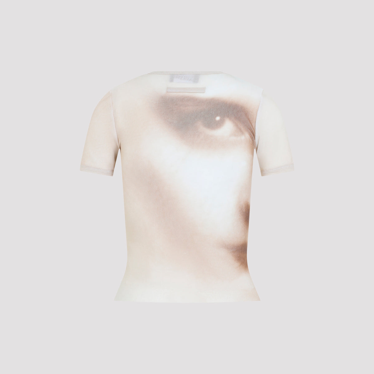 Jean Paul Gaultier Mesh Baby Printed Face T-Shirt Women JEAN PAUL GAULTIER