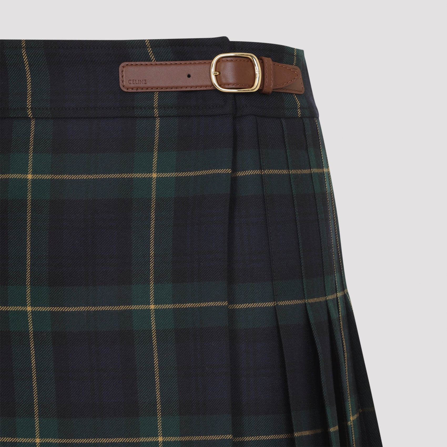 Celine Wool Mini Skirt Women CELINE