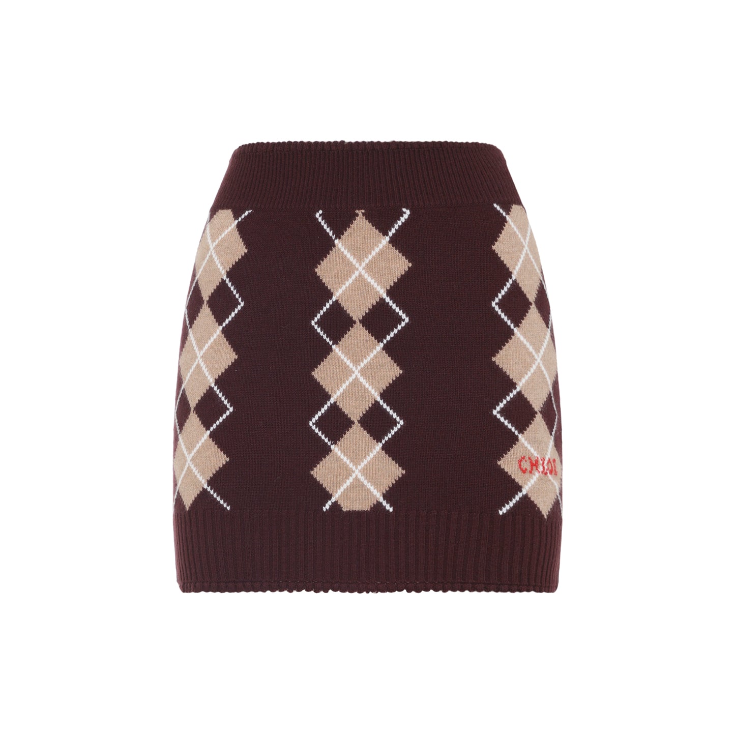 Chloe Wool Mini Skirt Women CHLOE
