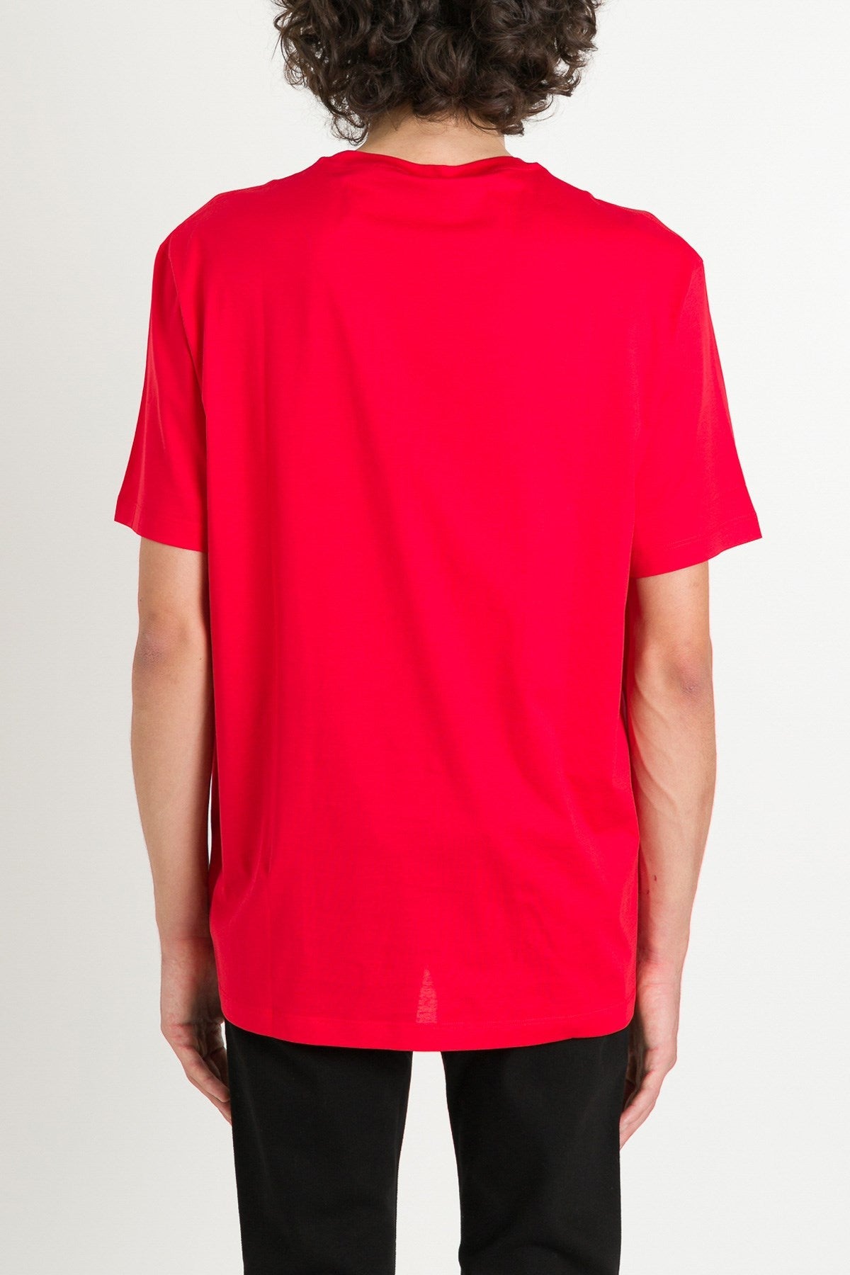 Versace Men Embroidered Logo Tee VERSACE