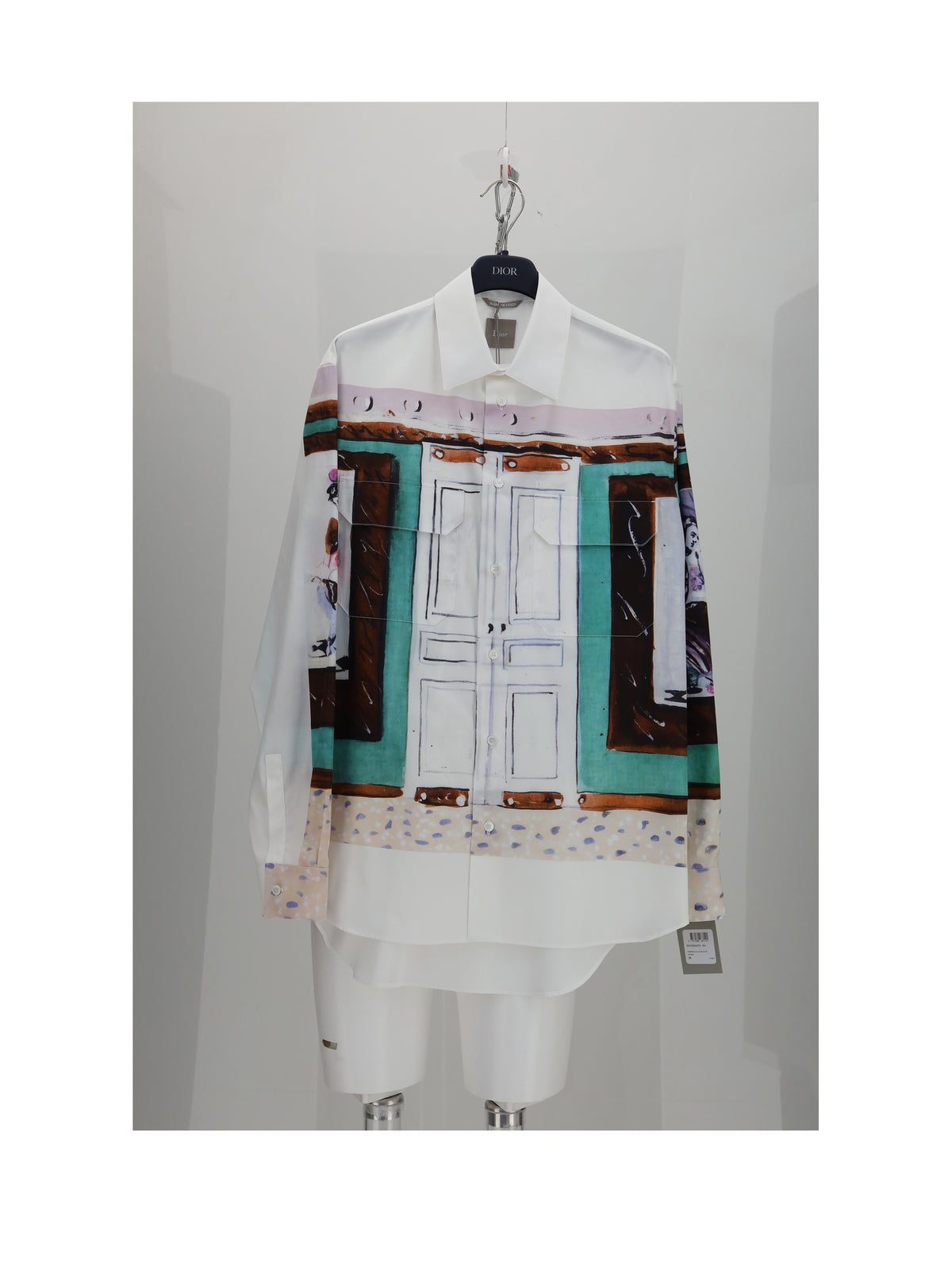 Dior Homme Men Dior Riviera Camicia Bianca CHRISTIAN DIOR