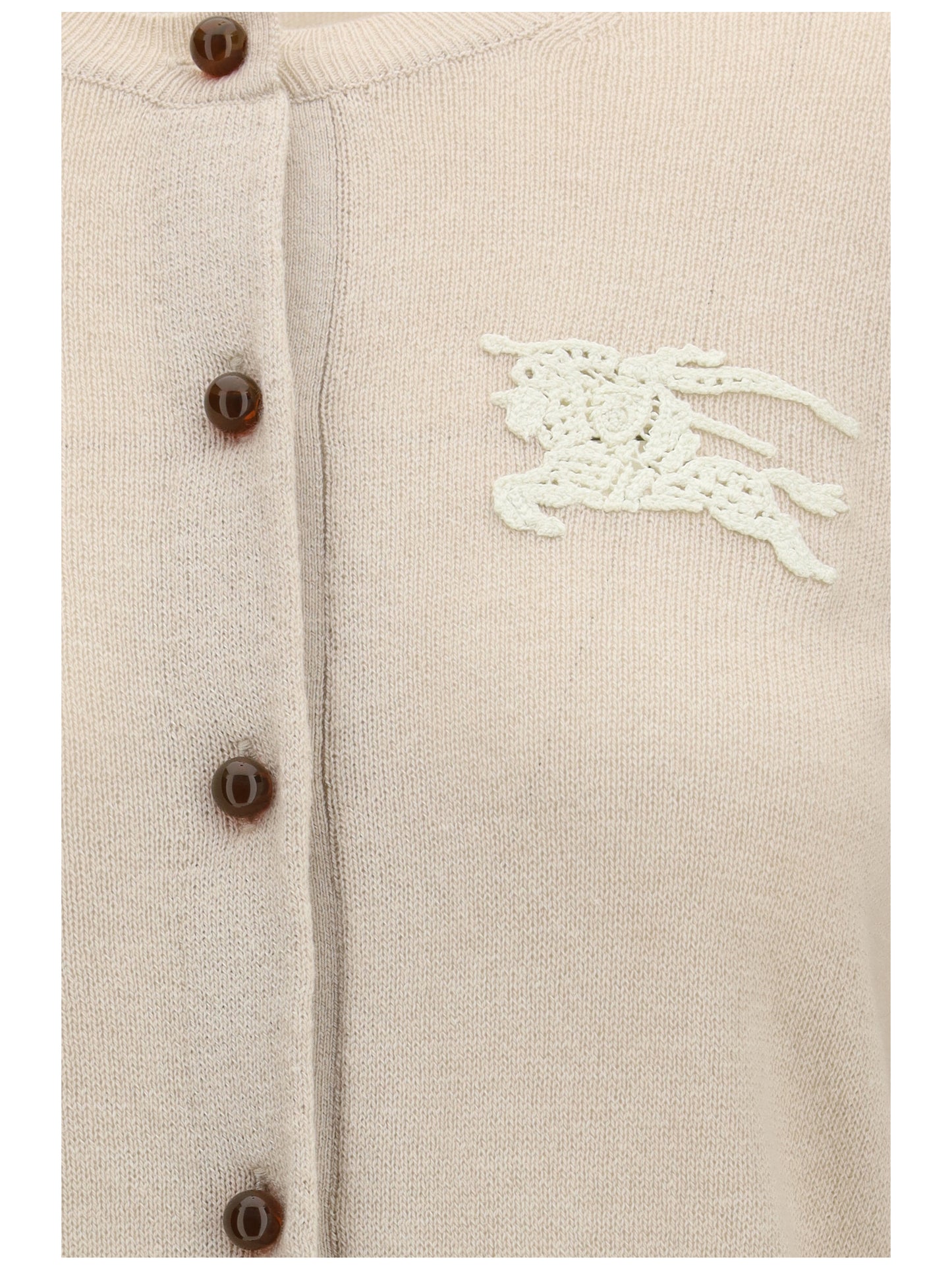 Burberry Women Ekd Cotton-Wool Cardigan BURBERRY