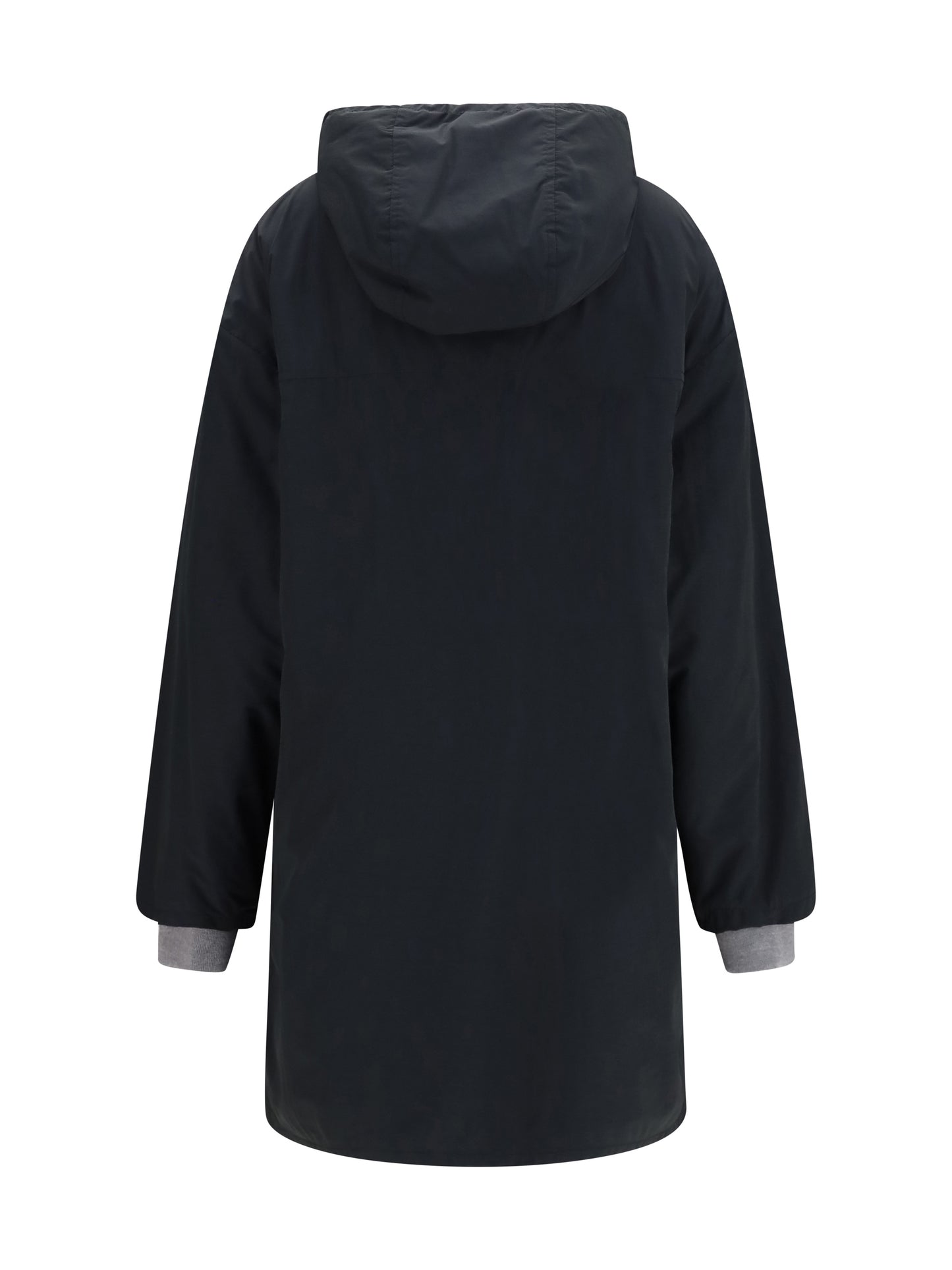 Miu Miu Women Panama And Fleece Single-Breasted Peacoat MIU MIU