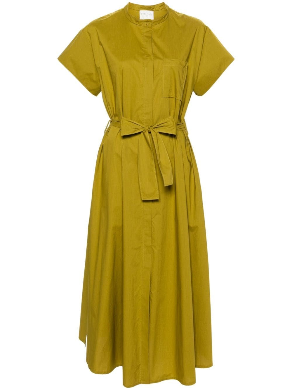 Forte_Forte Women Green Cotton Shirtdress FORTE FORTE