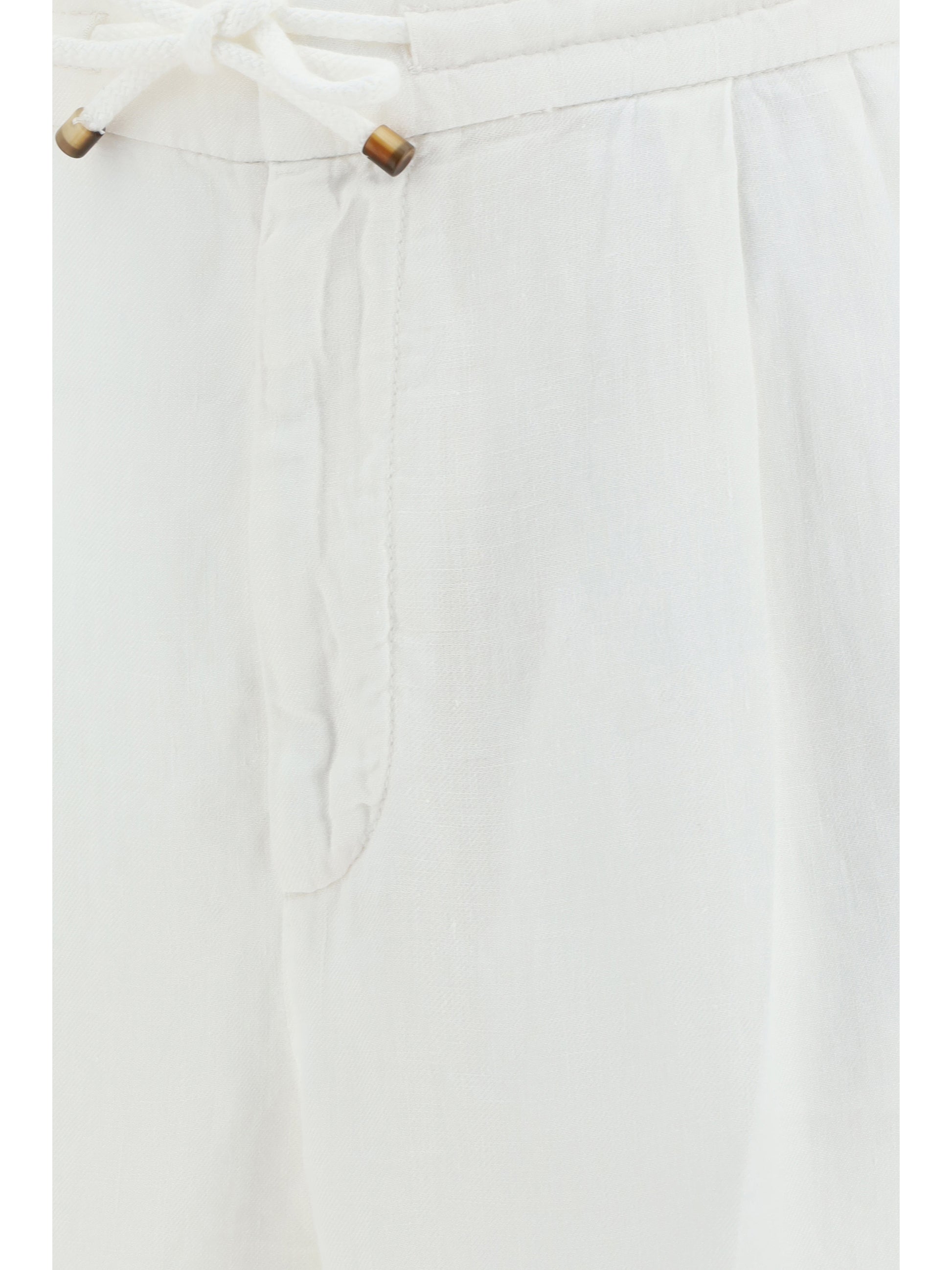 Brunello Cucinelli Men Linen Pants BRUNELLO CUCINELLI